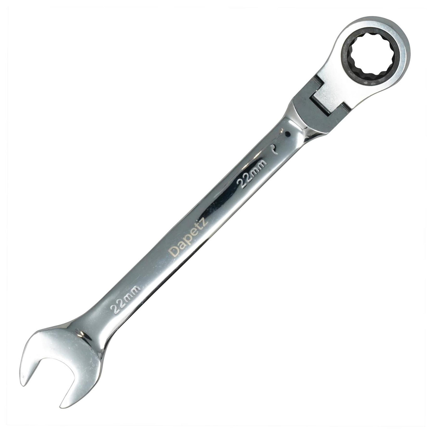 22mm Flexible Head Ratchet Metric Spanner Open End & Ring Guaranteed