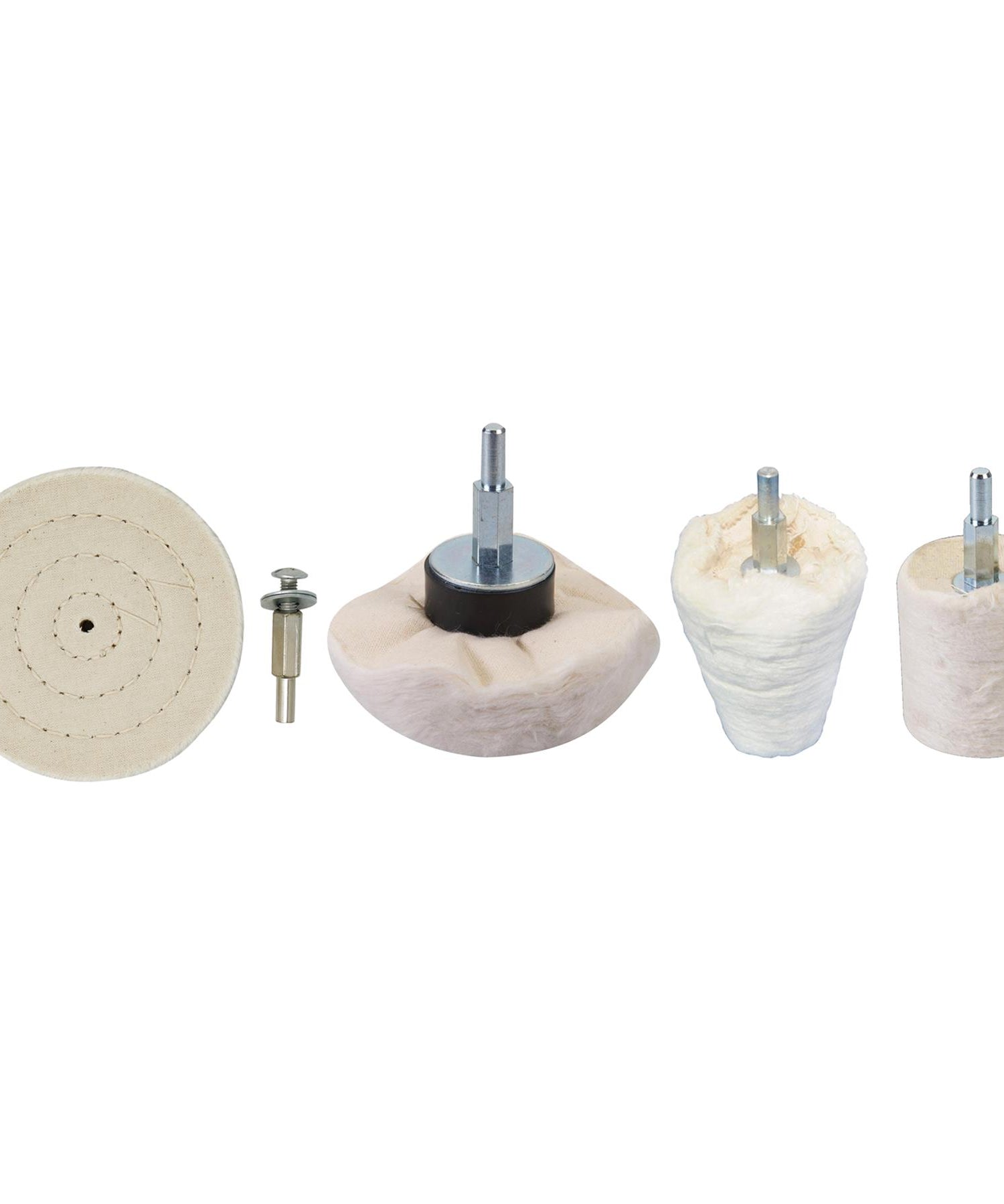 Car Polisher Wool Wheel Mop Polishing Pads For Drill Buffer Waxing Kit 4pcs By Dapetz