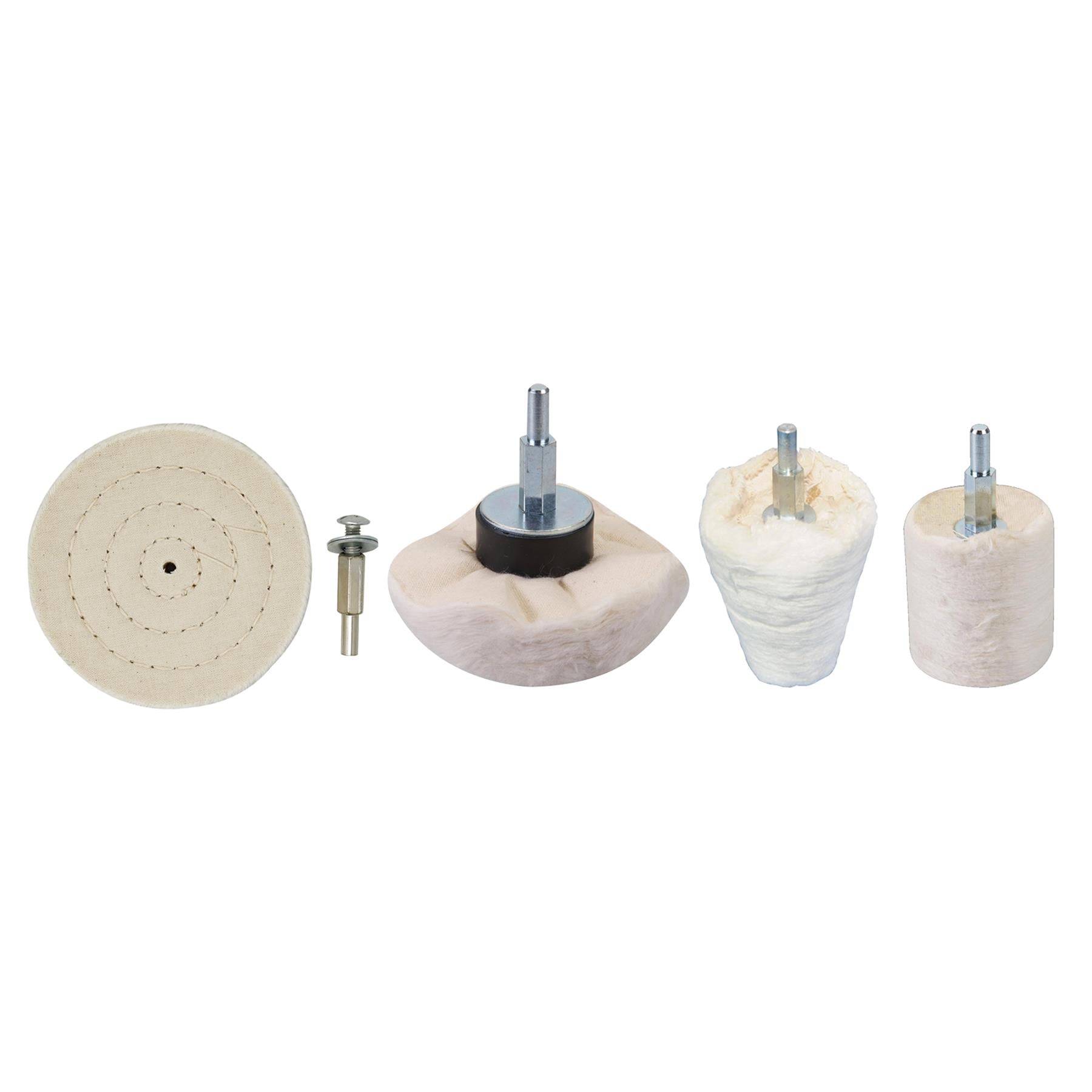 Car Polisher Wool Wheel Mop Polishing Pads For Drill Buffer Waxing Kit 4pcs By Dapetz