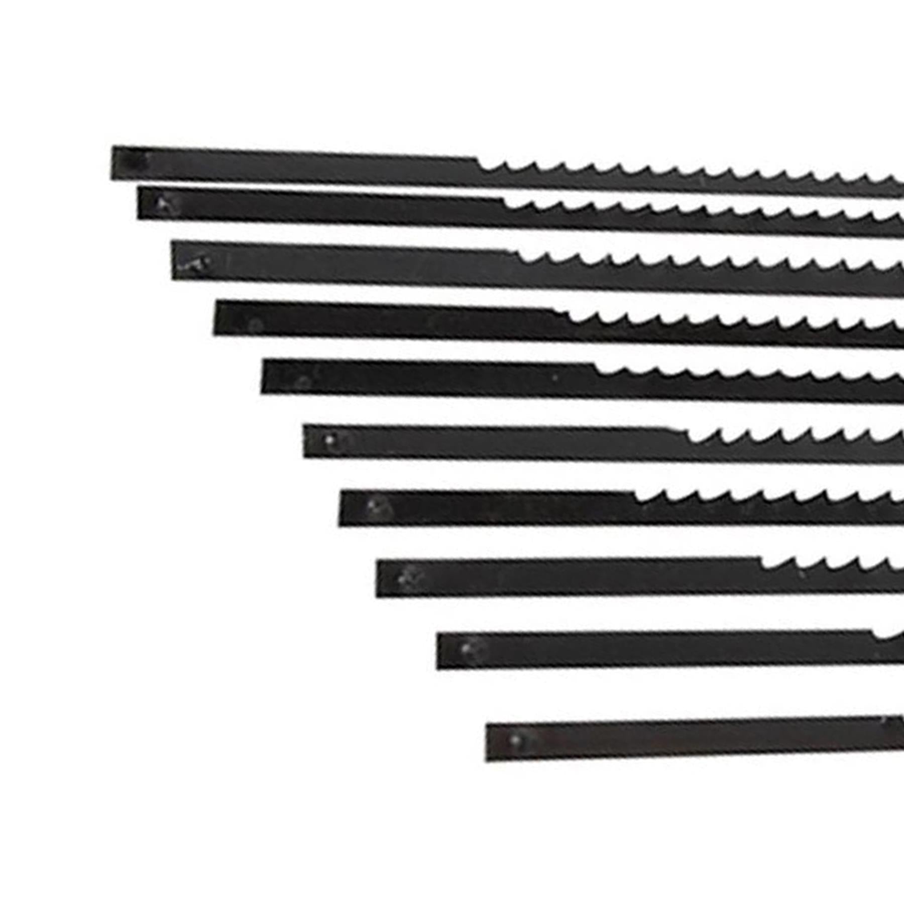 80 Scroll Saw Blades 10 Each 10, 14, 21 And 24 Tpi - Pin Ended - 130mm Long