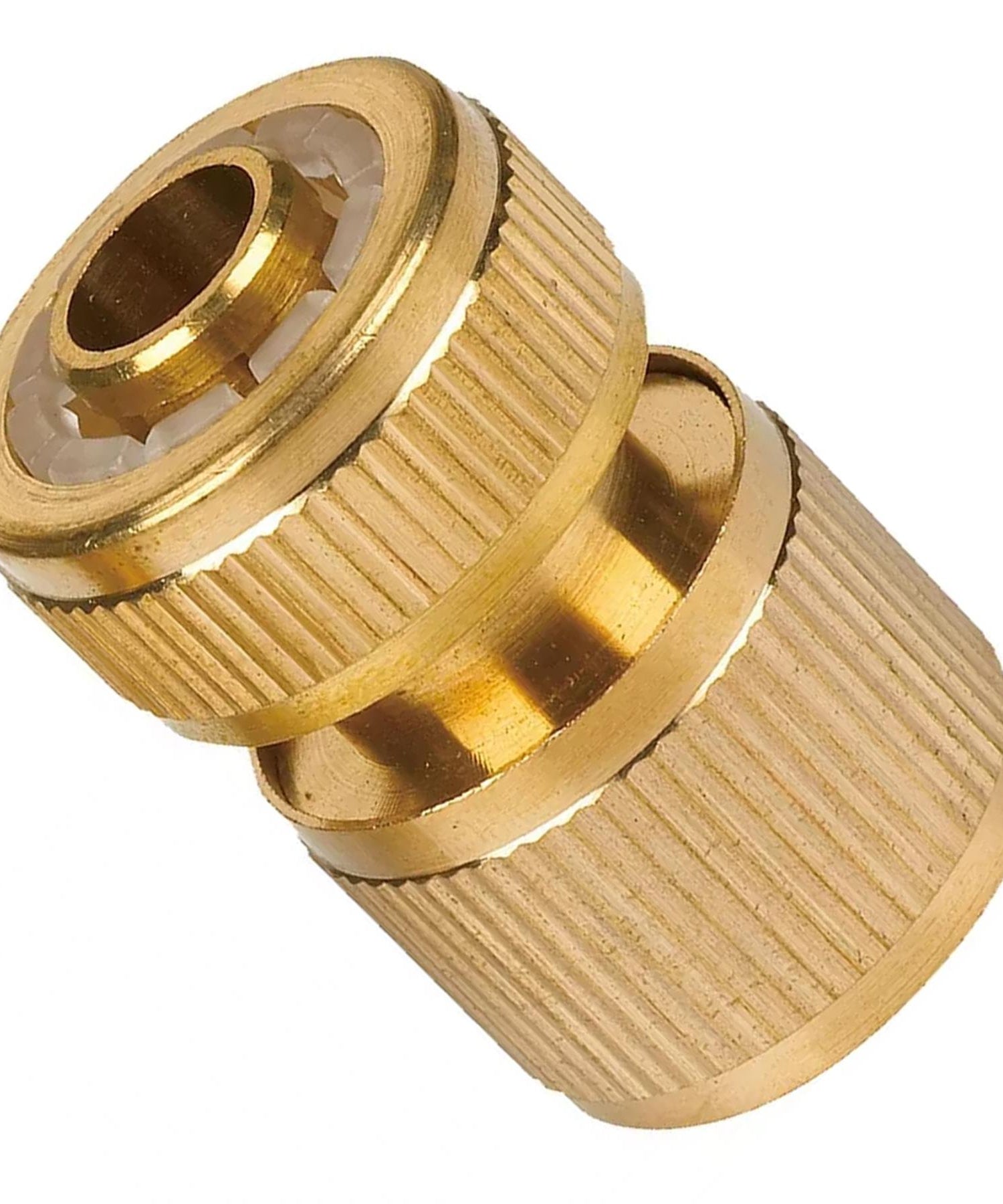 Brass Tap Connector 4pcs 1/2" Female Quick Connector Water Fit Hose Pipe Tap