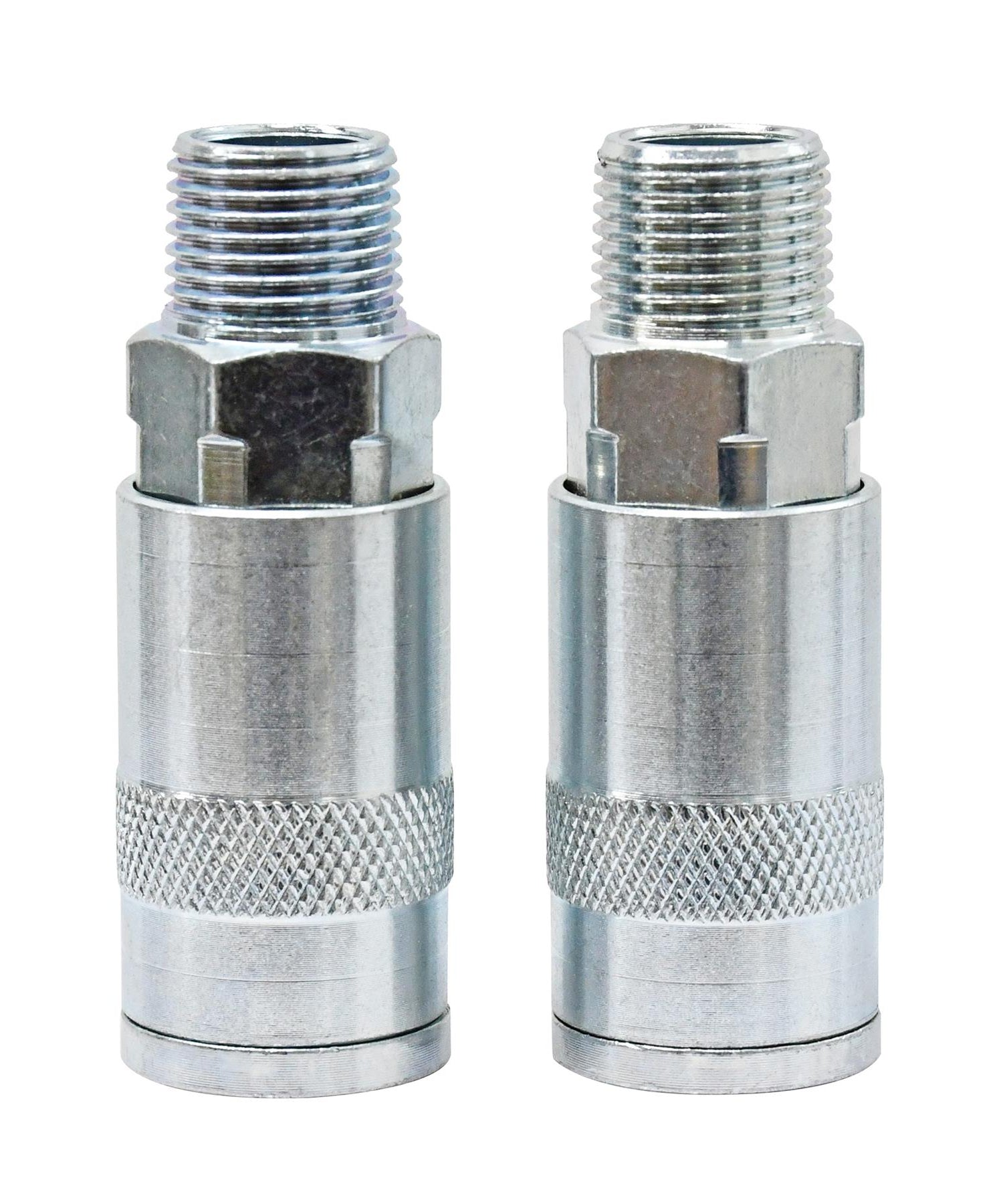 Vertex Air Line Fitting Quick Release Compressor Air Hose 3/8" Male Thread 2PC