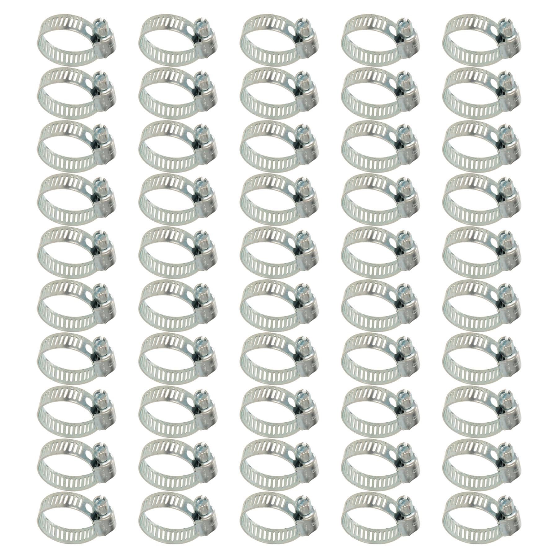 20 x Hose Clips Genuine Worm Drive Fuel Hose Clamps Clips 16 - 22mm