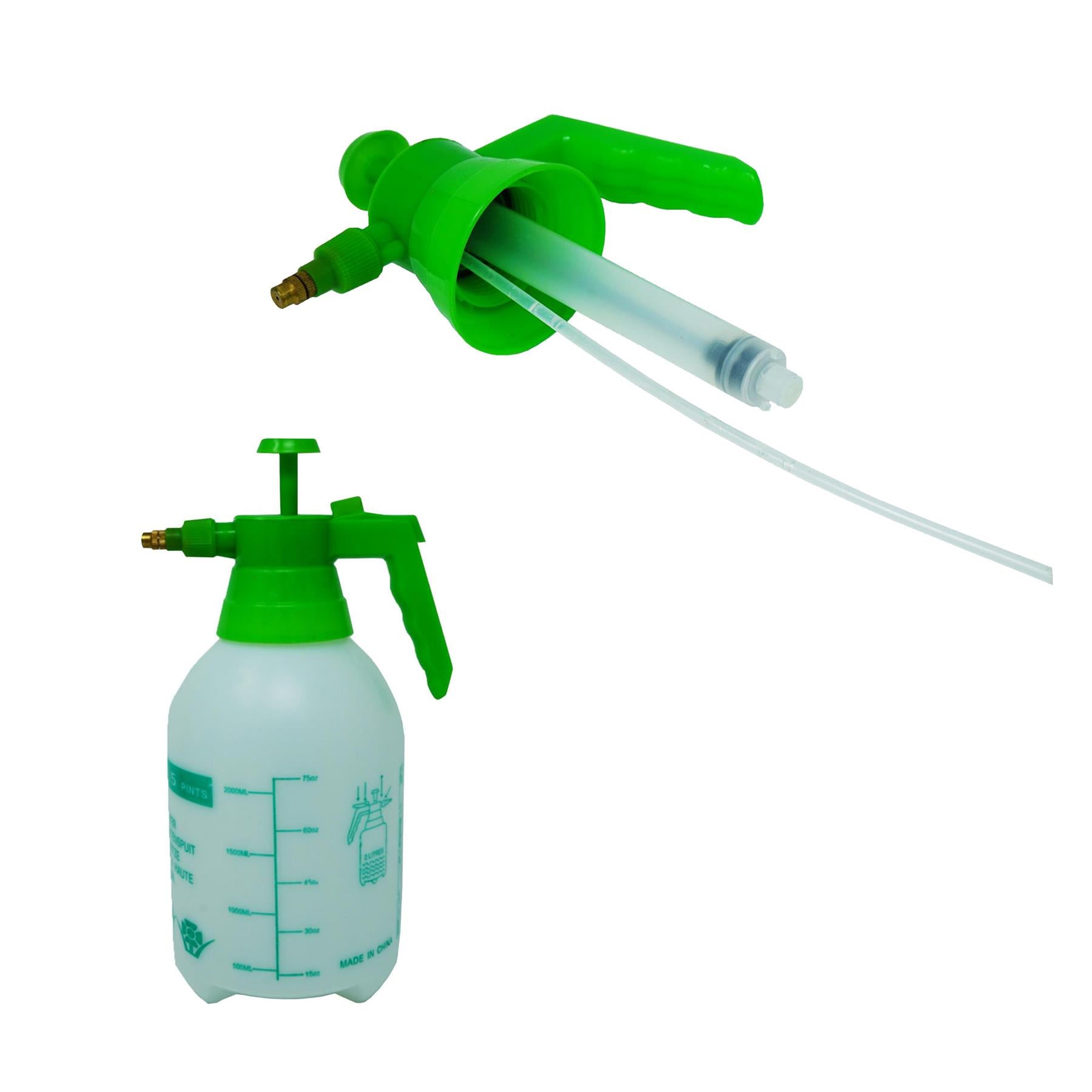 Dapetz 2L Pressure Sprayer Bottle Water Spraying Pump Weed Killer, Watering Plants Indoor & Outdoor Use
