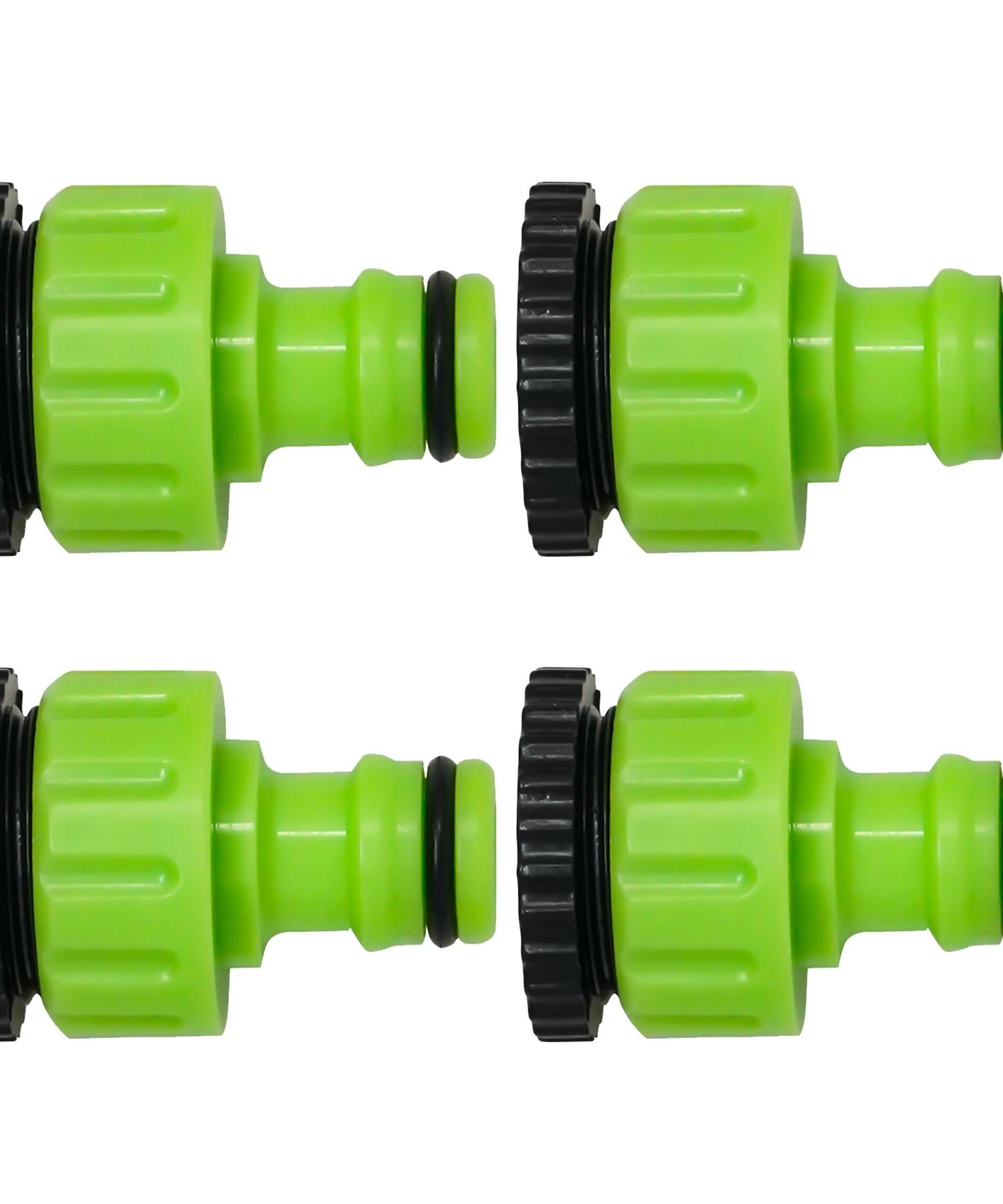4x Kitchen Mixer Tap Connectors Set Garden Hose Pipe Faucet Adapter 1/2" & 3/4"