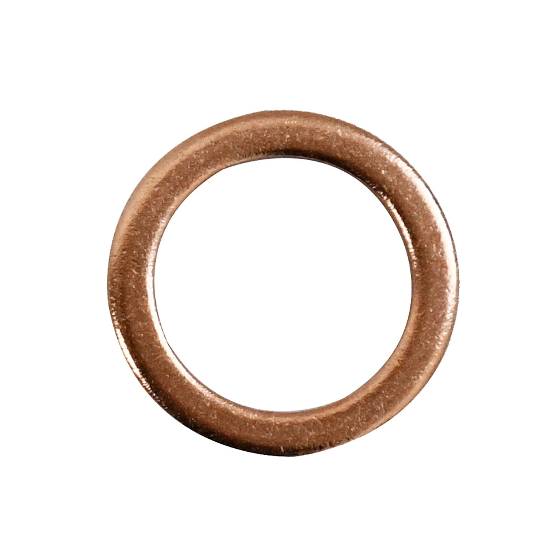 Assorted Box 110 Piece Imperial Washers Solid Copper Sump Plug Washer Set New By Dapetz