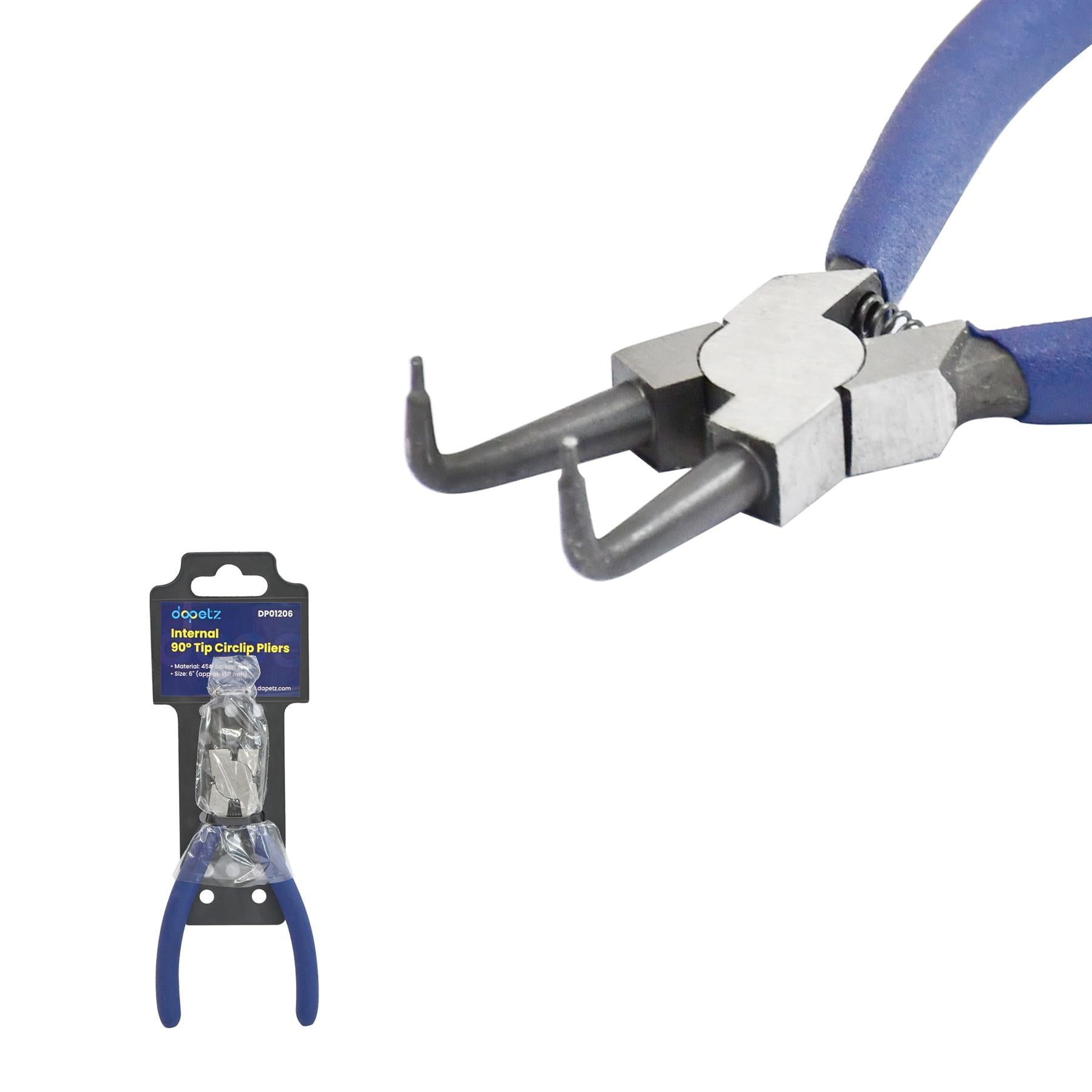 Cerclip Oil Seal Snap Ring Pliers Plier 6" Internal BenOil Seal Snap Ring Pliers Plier 6t Nose Circlip by Daptez