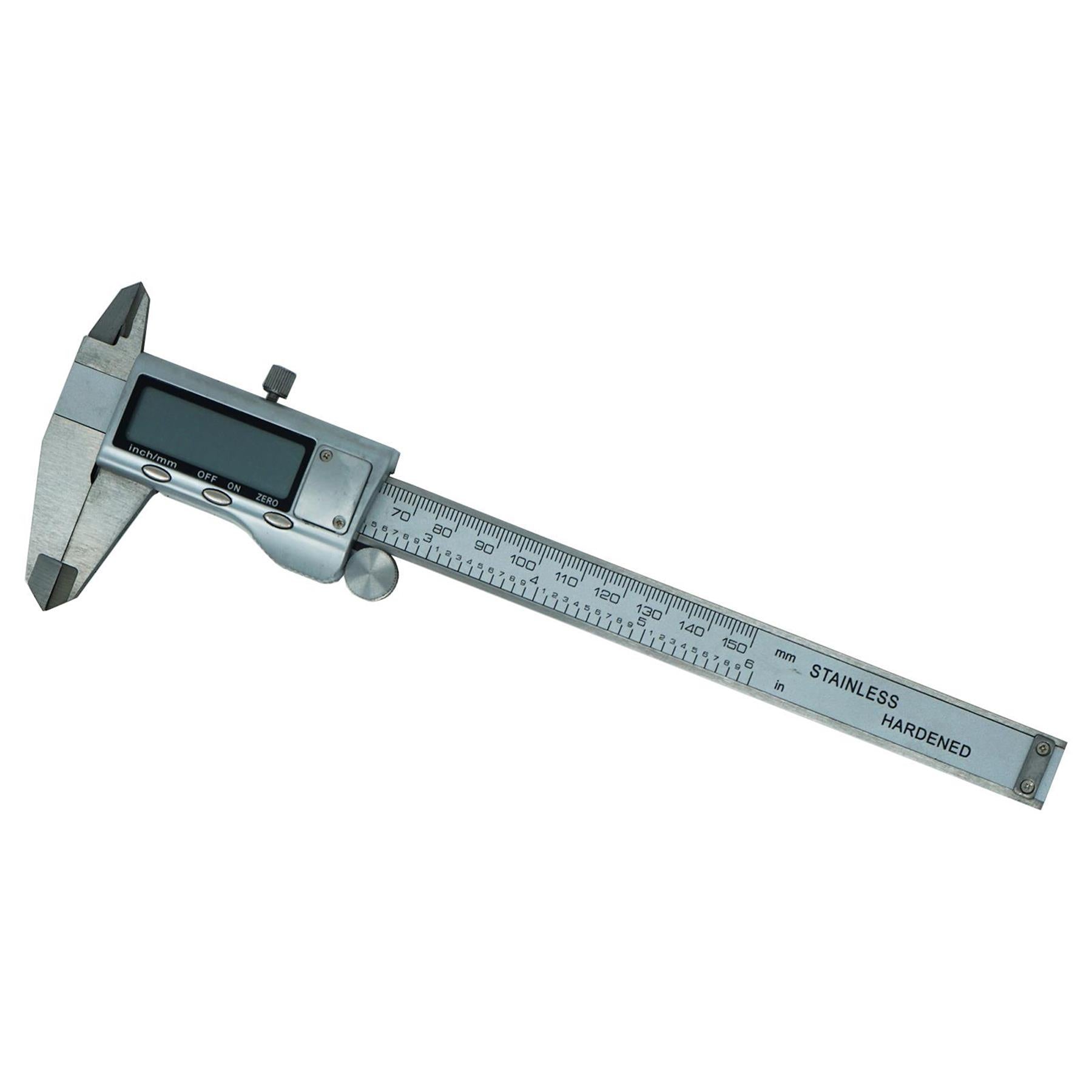 6'' Vernier Caliper Digital Stainless Steel Micrometer Gauge Ruler 150mm