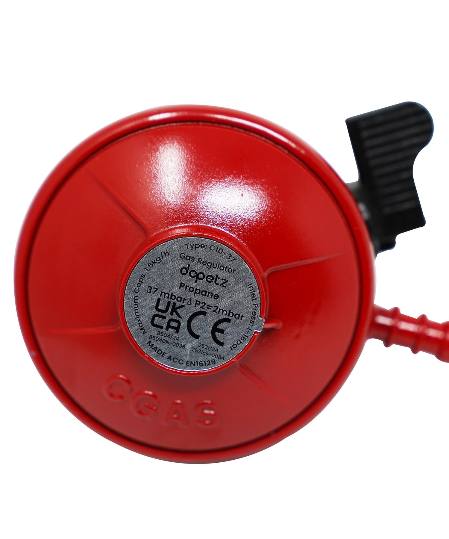 Propane Gas Clip On Regulator 27mm Flowgas Calor BP 5,10,15 KG Patio Gas 37mbar