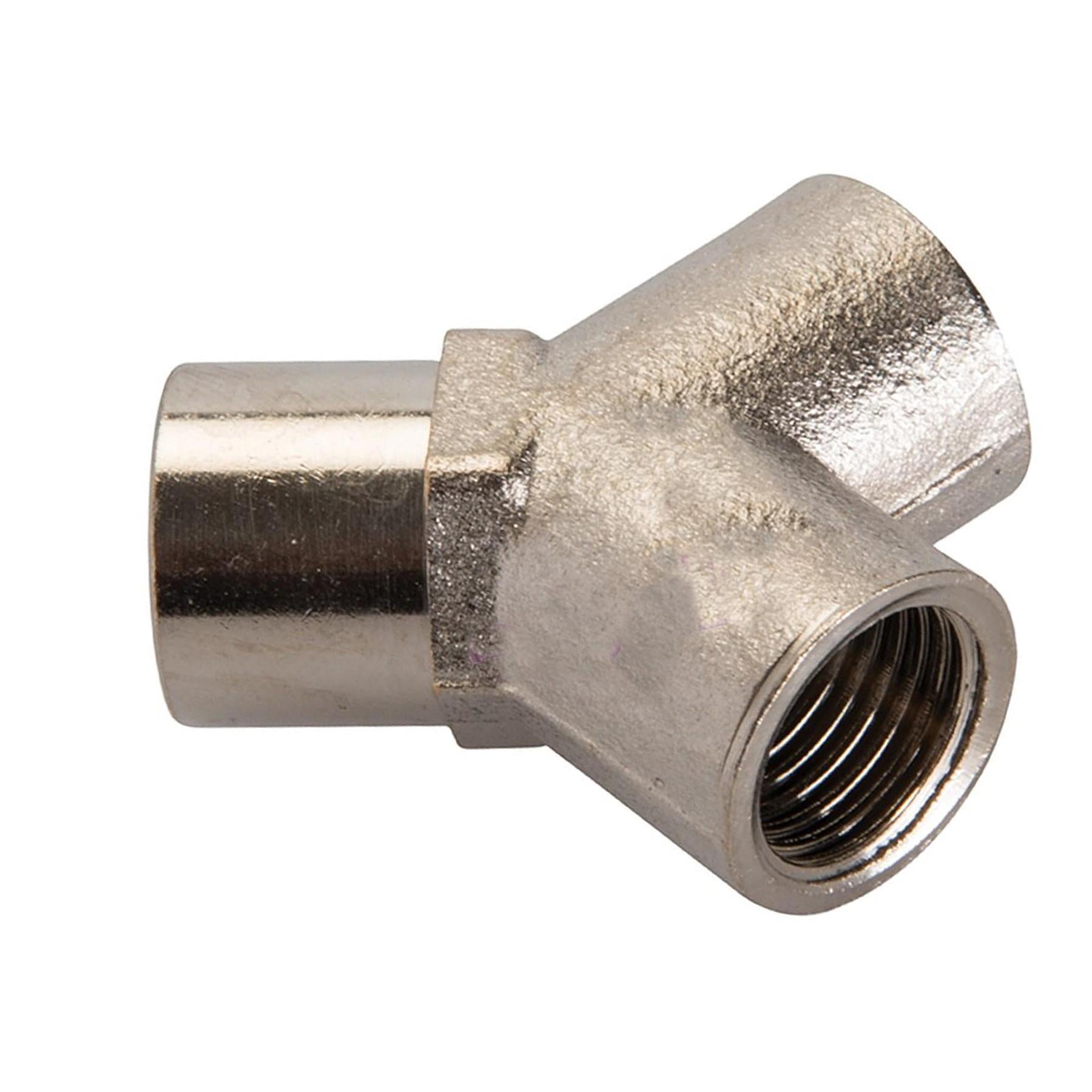 Air Line 3 Way Y Connector Splitter 1/4" BSP Hose Airline Joint Fitting