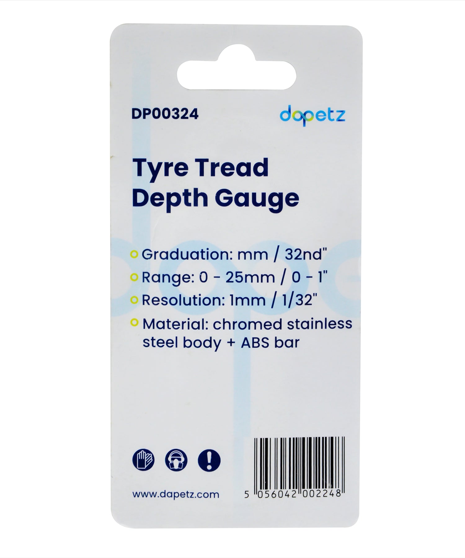 Car Bike Tyre Tread Depth Gauge Checker 1-25mm Motorcycle Cycle Pocket Gauge New by Daptez