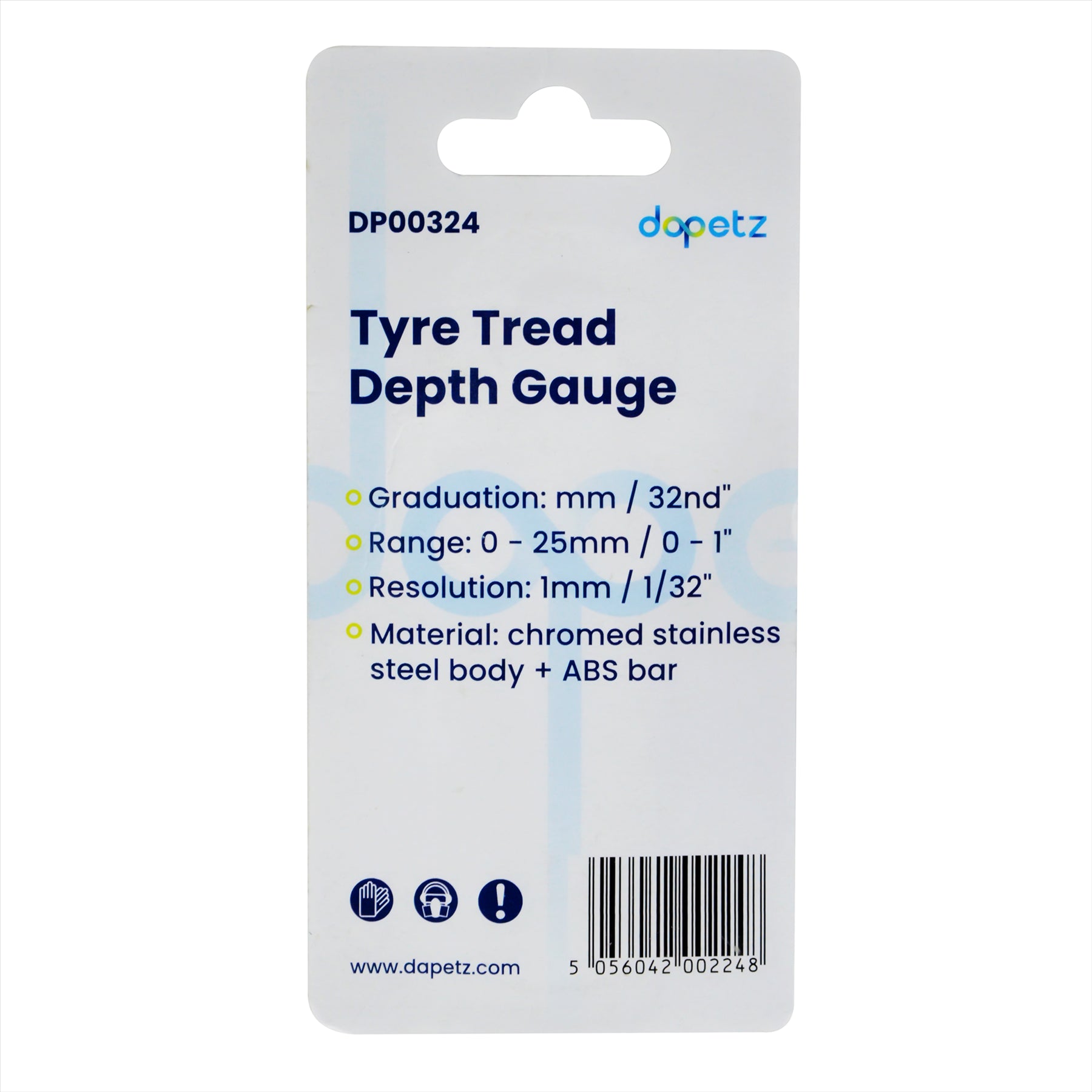 Car Bike Tyre Tread Depth Gauge Checker 1-25mm Motorcycle Cycle Pocket Gauge New by Daptez