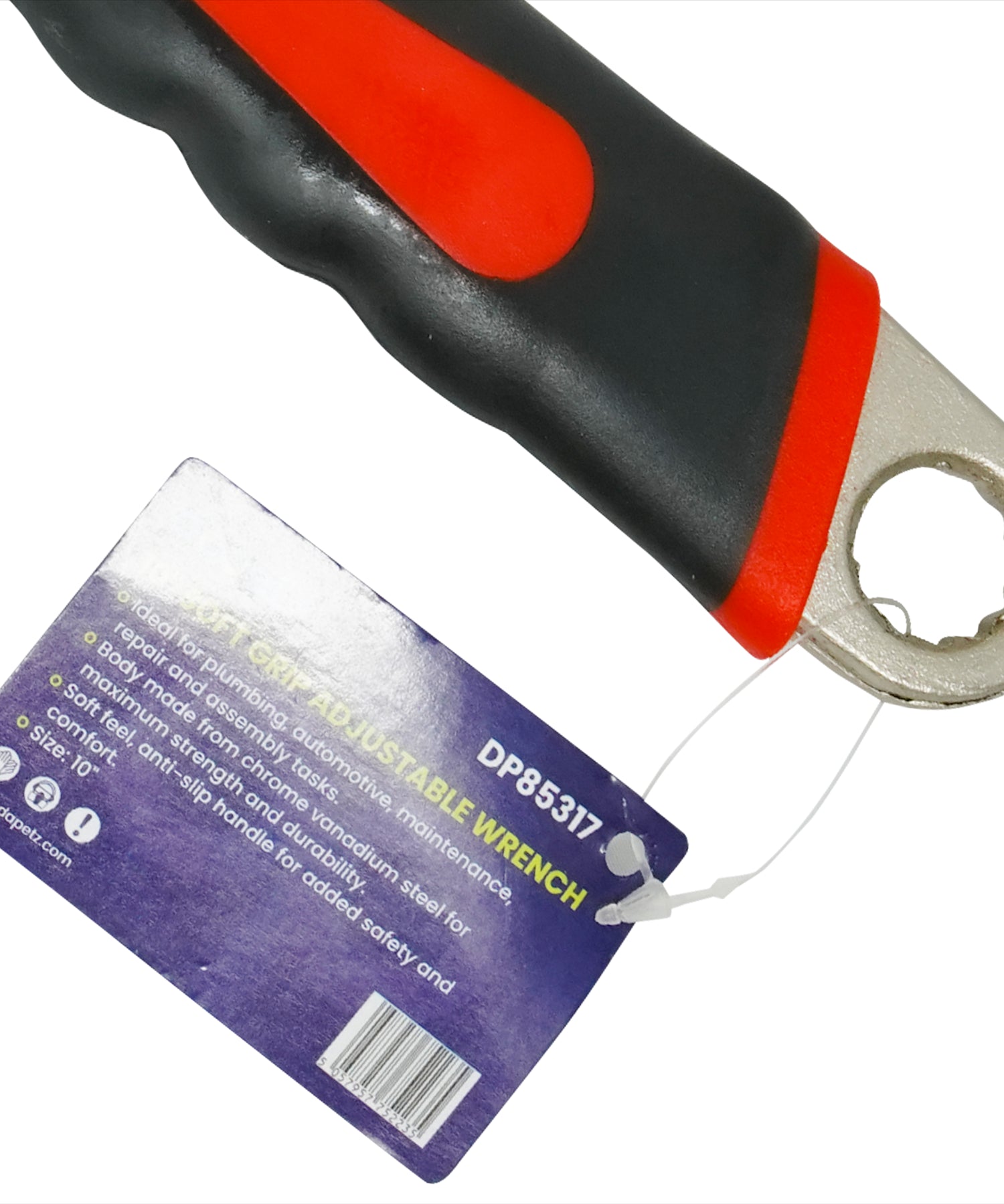 10" 250mm Adjustable Spanner Wrench | Large Opening for Bathroom & General Use by Dapetz