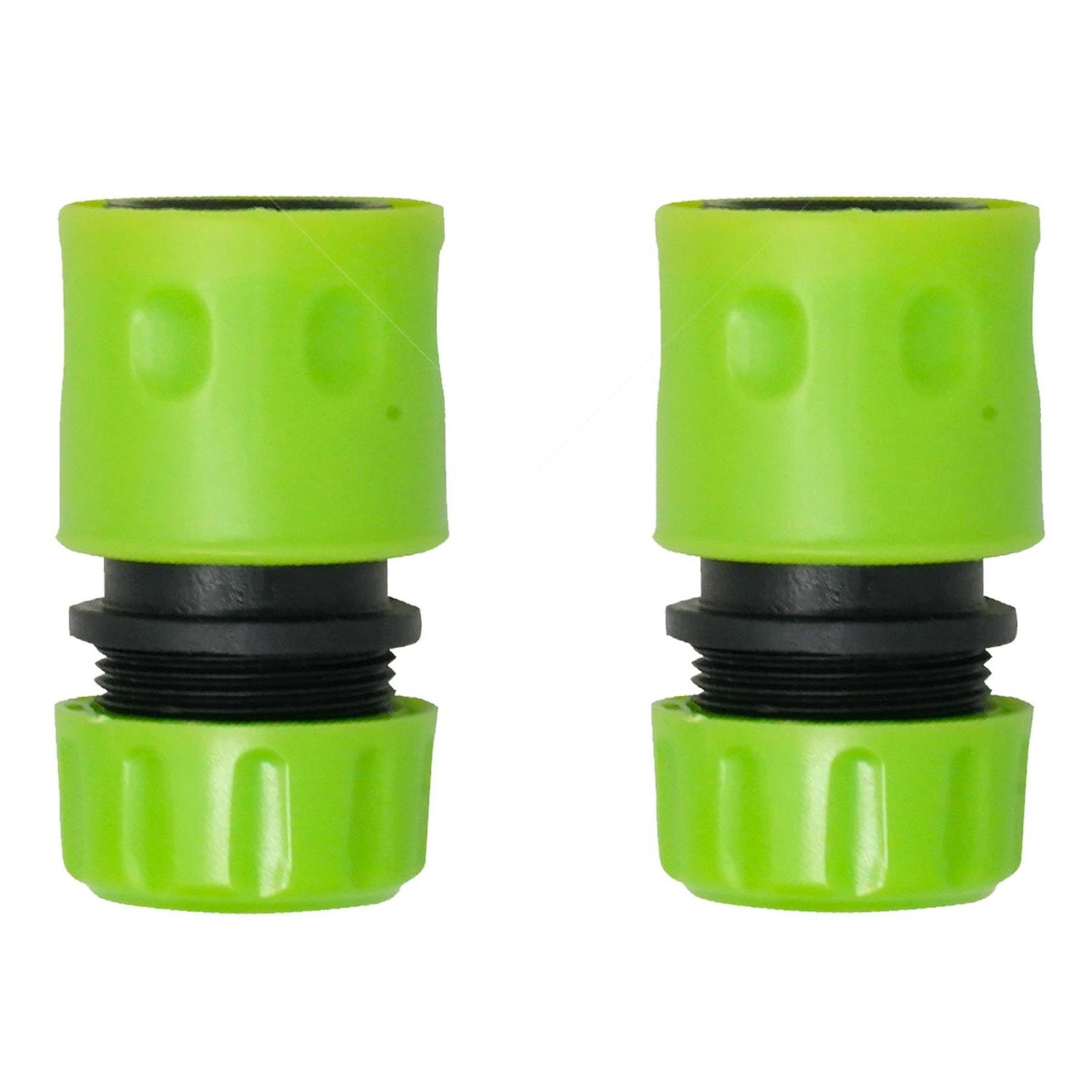 2x Garden Hose Pipe2x Garden Hose Pipe Connectors Connectors 1/2" Water Stop Fitting Quick Release Set