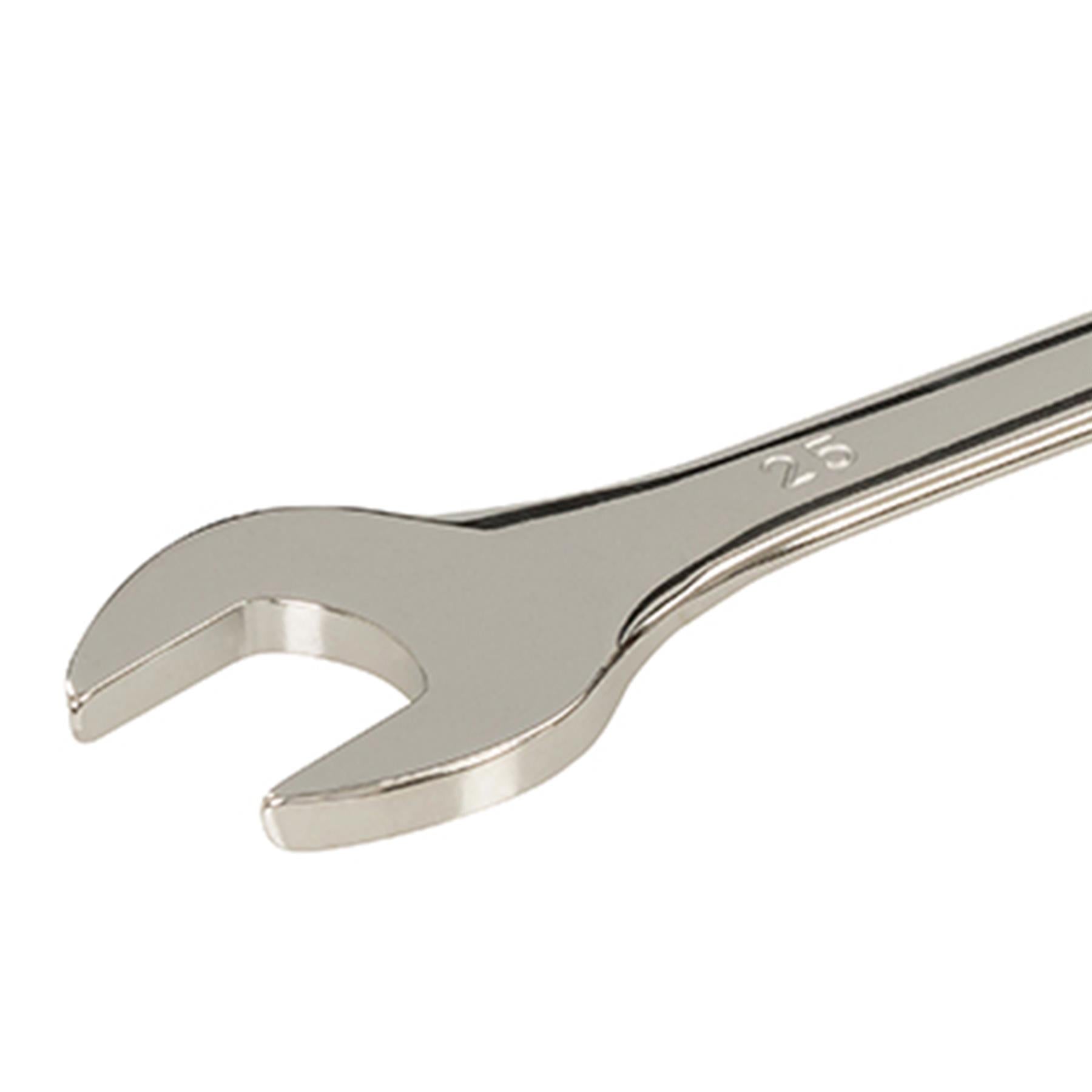 Combination Open Ring Spanner Chrome Mechanics Garage Tools (25mm) By Dapetz