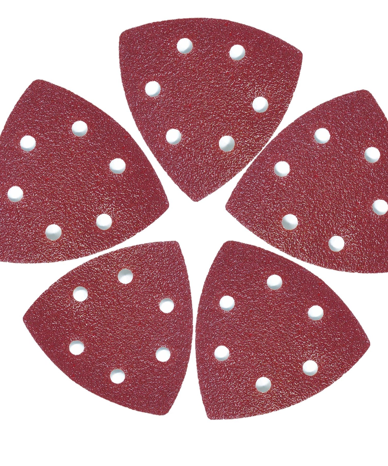 Dapetz Mouse Sanding Sheet 40, 60, 80, & 120 Grit Sandpapers Detail Palm Sander Pad 93mm (Pack of 20)