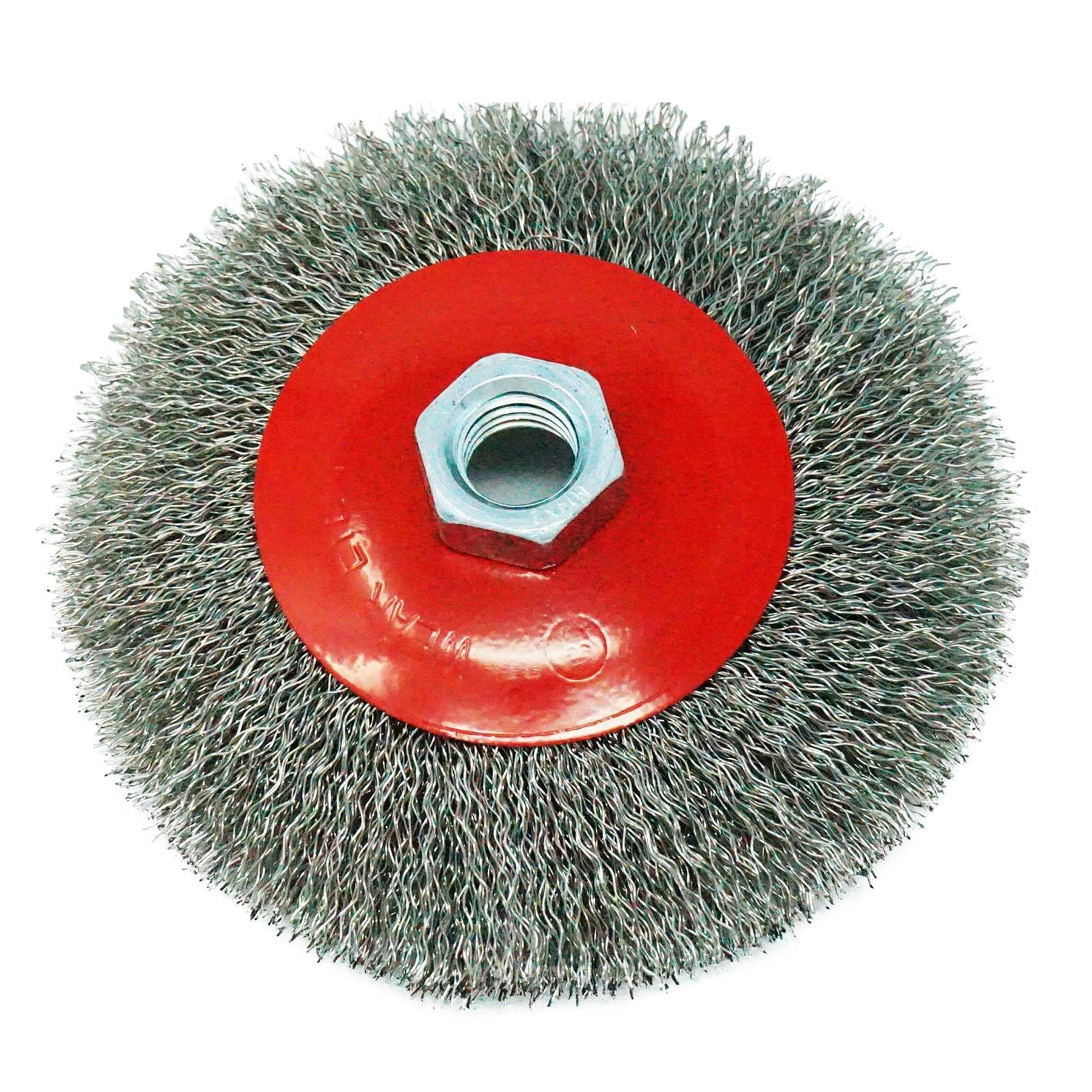 100mm Rotary Steel Wire Brush Wheel Cup Angle Grinder M14x2 By Dapetz