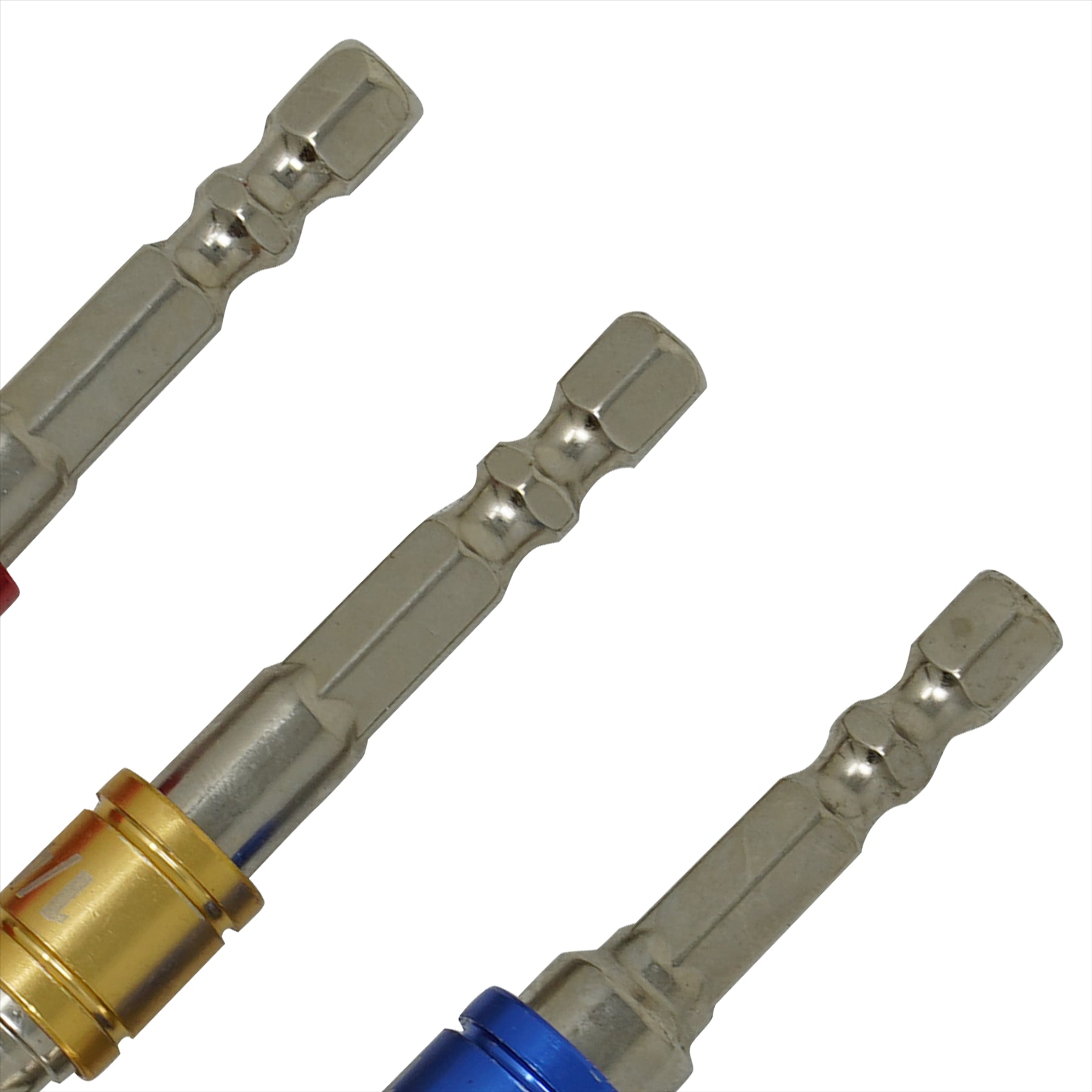 Screwdriver Impact Drill Socket Adapter Hex To 1/4" 3/8" 1/2" Inch Bit Ratchet T 3PCS By Dapetz