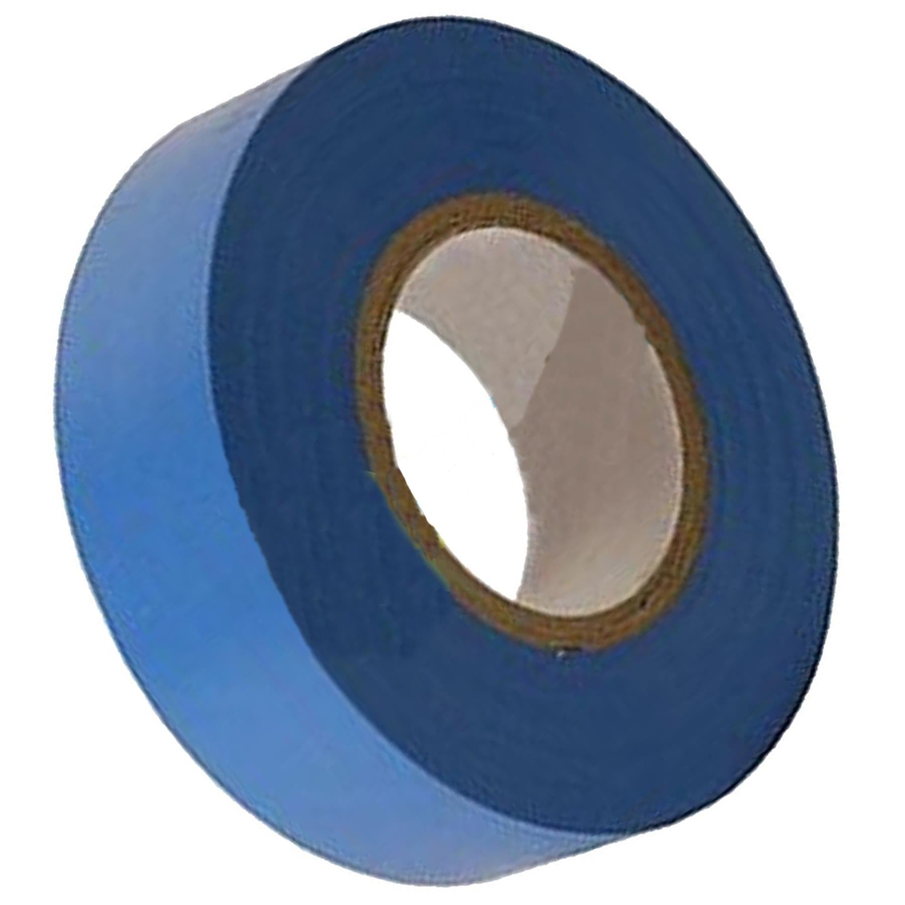 Electrical PVC Insulation Insulating Tape 22m Flame Retardant Blue 5 Rolls by Dapetz