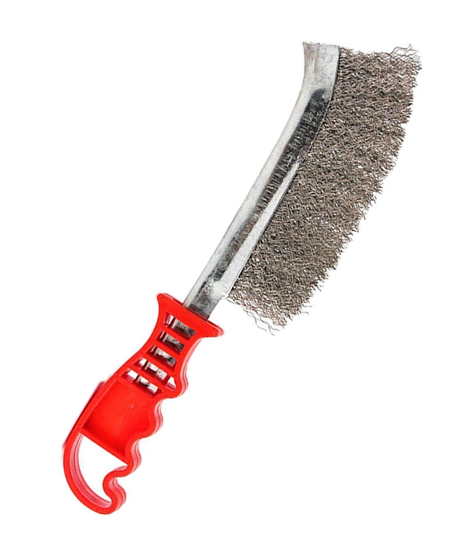 (Pack of 3) Heavy Duty Spid Wire Hand Brush | Stainless Steel Bristles for Rust Removal by Dapetz