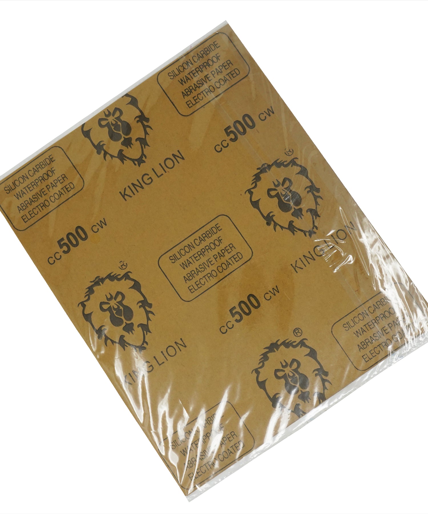 Wet And Dry Sandpaper 500 Grit Sand Paper 230 x 280mm Sanding Finishing A4 2Pcs By Dapetz