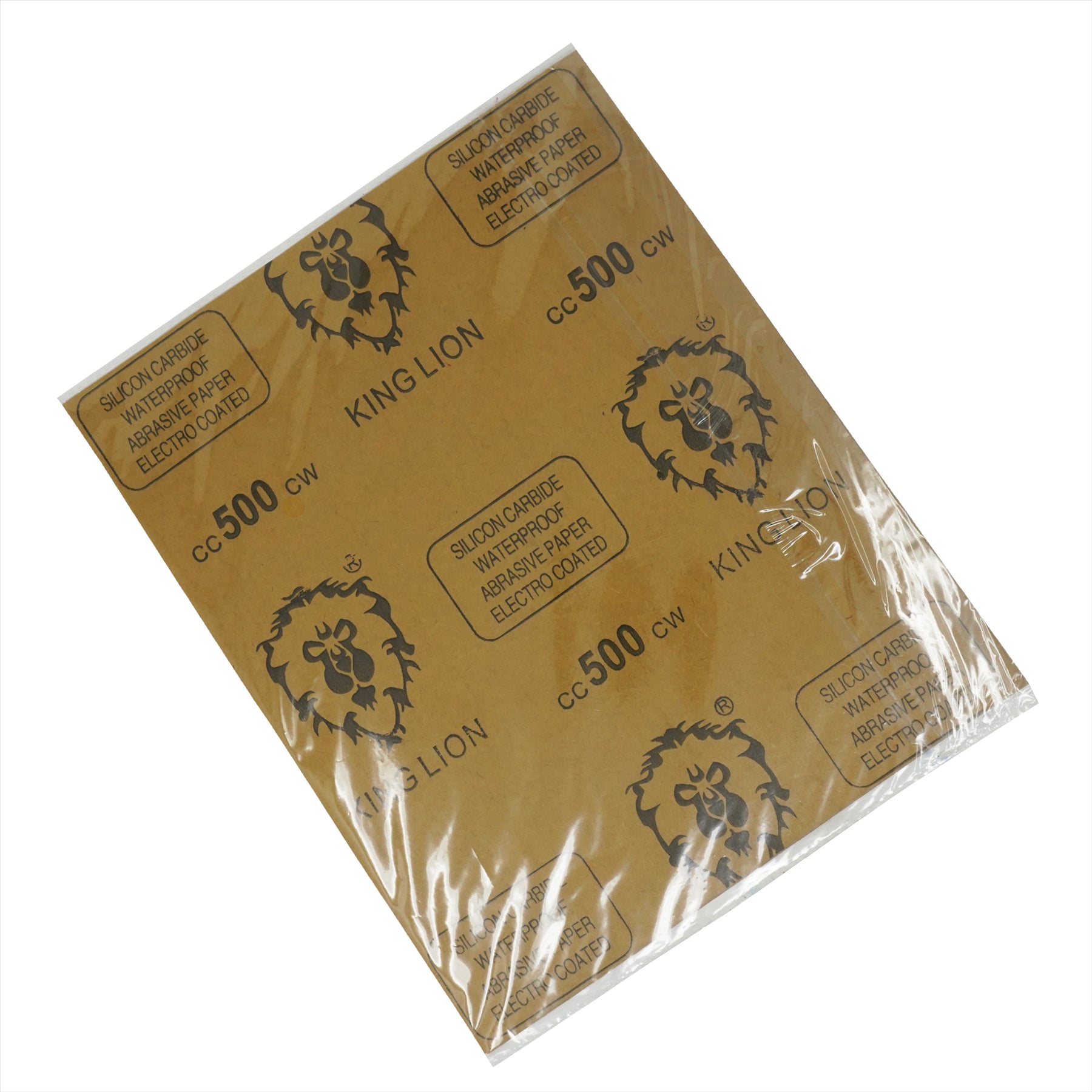 Wet And Dry Sandpaper 500 Grit Sand Paper 230 x 280mm Sanding Finishing A4 2Pcs By Dapetz