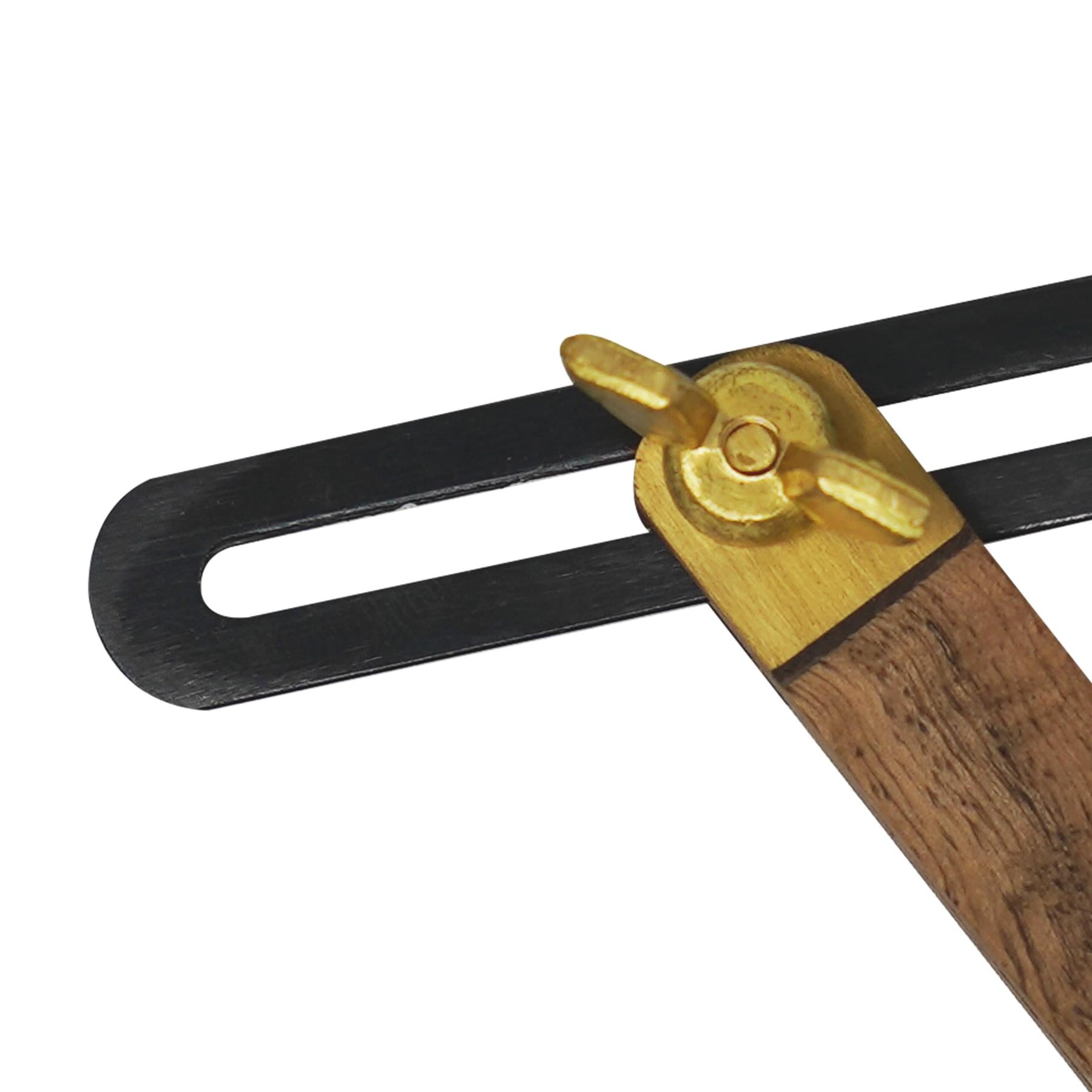 100mm Mini Adjustable Bevel Carpentry Miniature Tools With Solid Brass End Cap by Dapetz