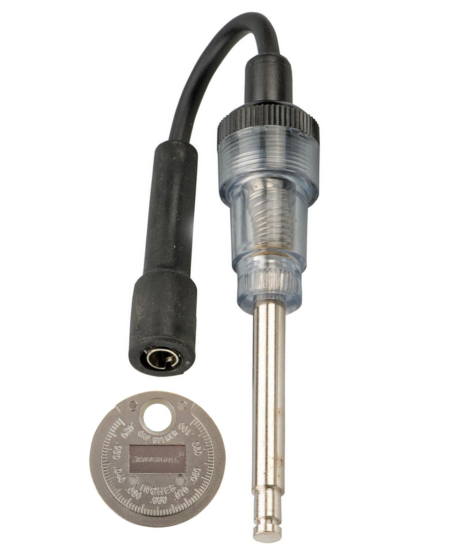 Ignition Spark Plug Tester, Gap Gauge, Feeler Gauge & Cleaning Brush Tool By Dapetz