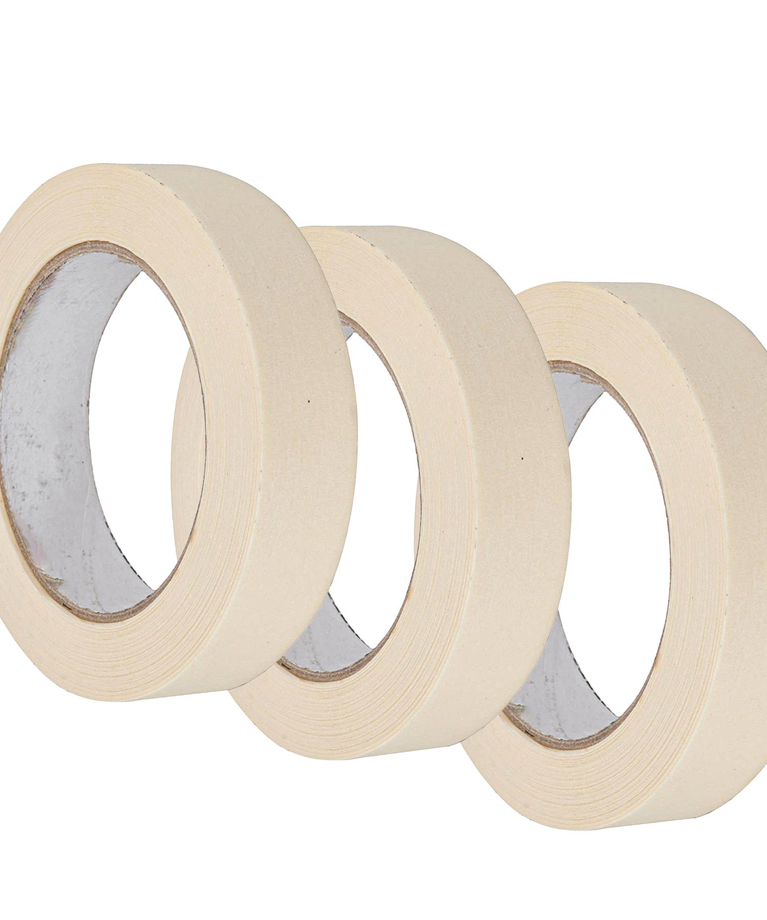 3PCS Masking Tape 25mm x 50m Professional Painting Automotive Auto Car White By Dapetz