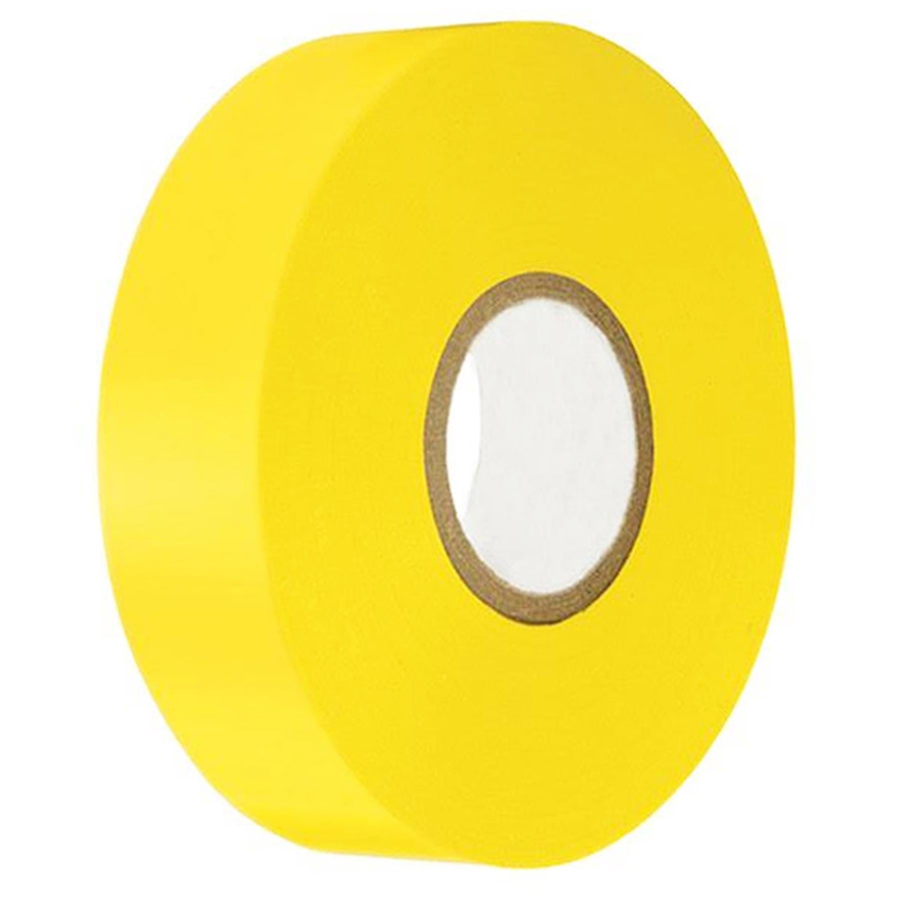 (Pack of 2) Electrical Pvc Insulation Insulating Tape 22m Flame Retardant Rolls Yellow 19mm X 33m by Daptez