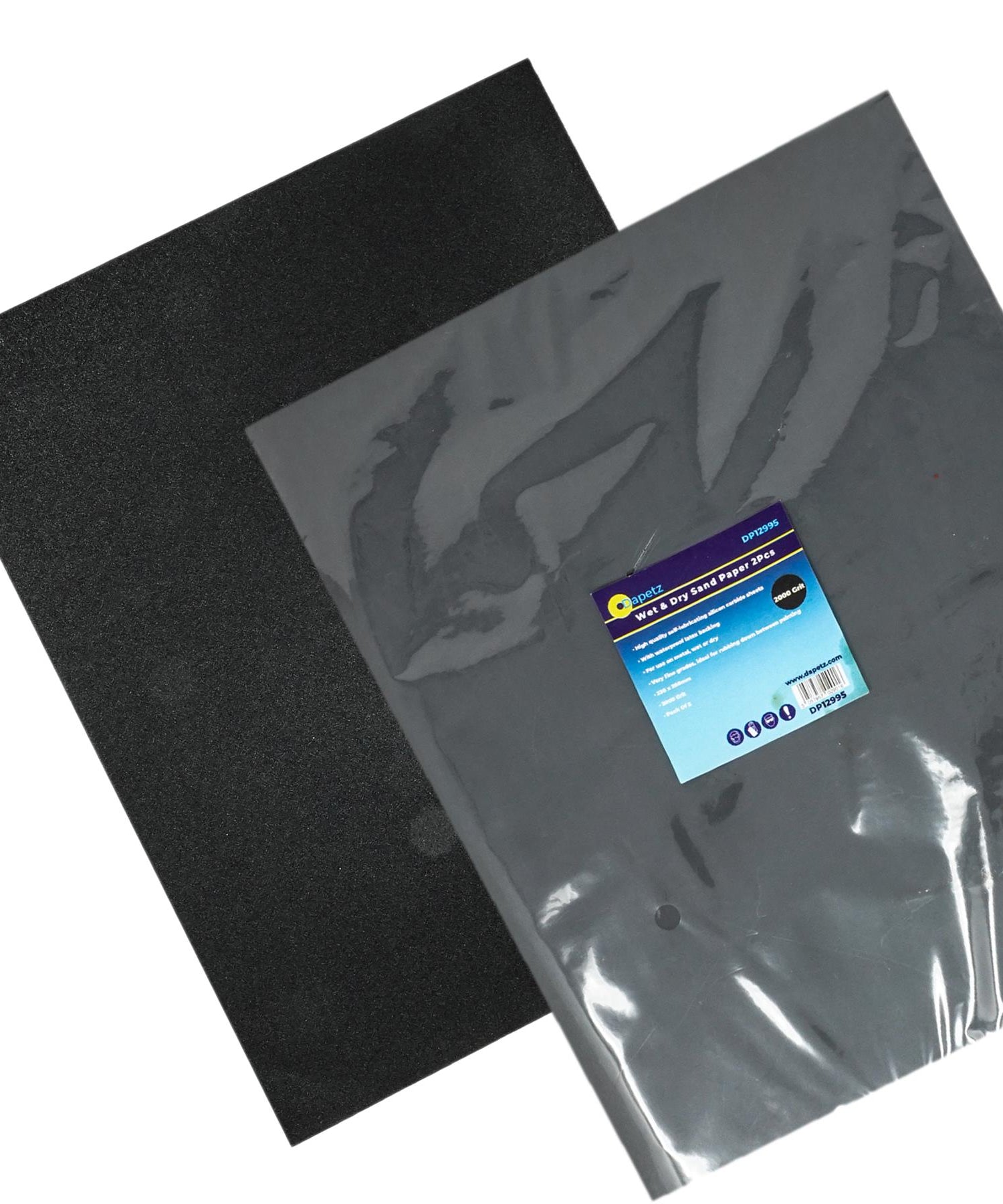 Wet and Dry Sandpaper 2000 Grit, 230x280mm Sand Paper for Sanding and Finishing - Pack of 2 By Dapetz