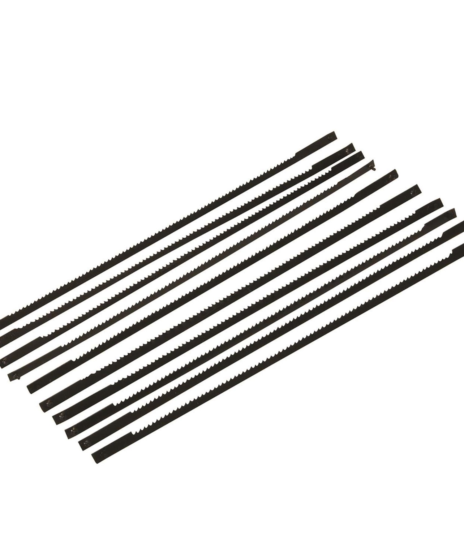 (Pack of 10) Scroll Saw Cutting Blades 21 TPI 130mm Long Pin by Dapetz
