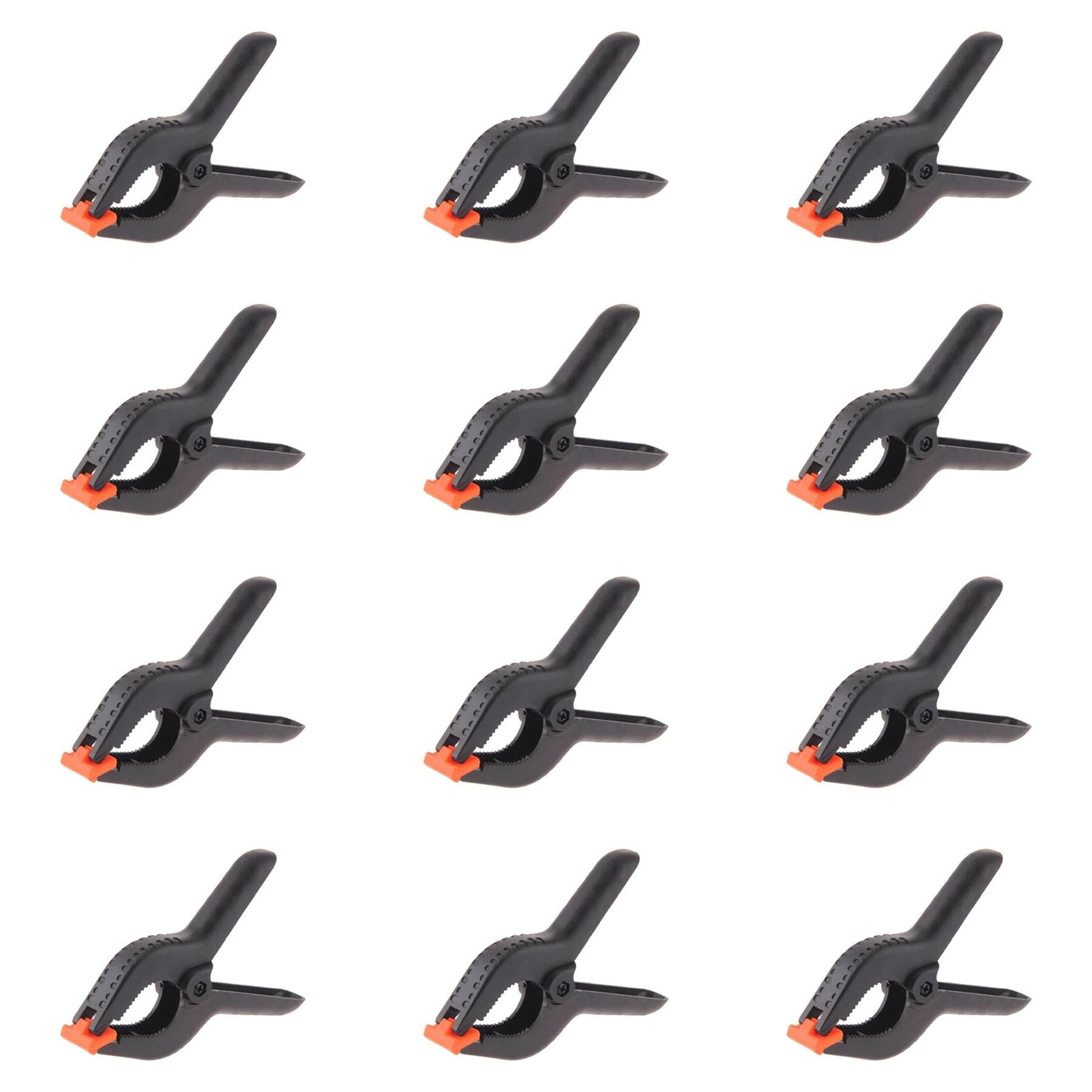 12 x 6" Strong Plastic Spring Clamps Market Stall Clips Nylon Large Tarpaulin By Dapetz