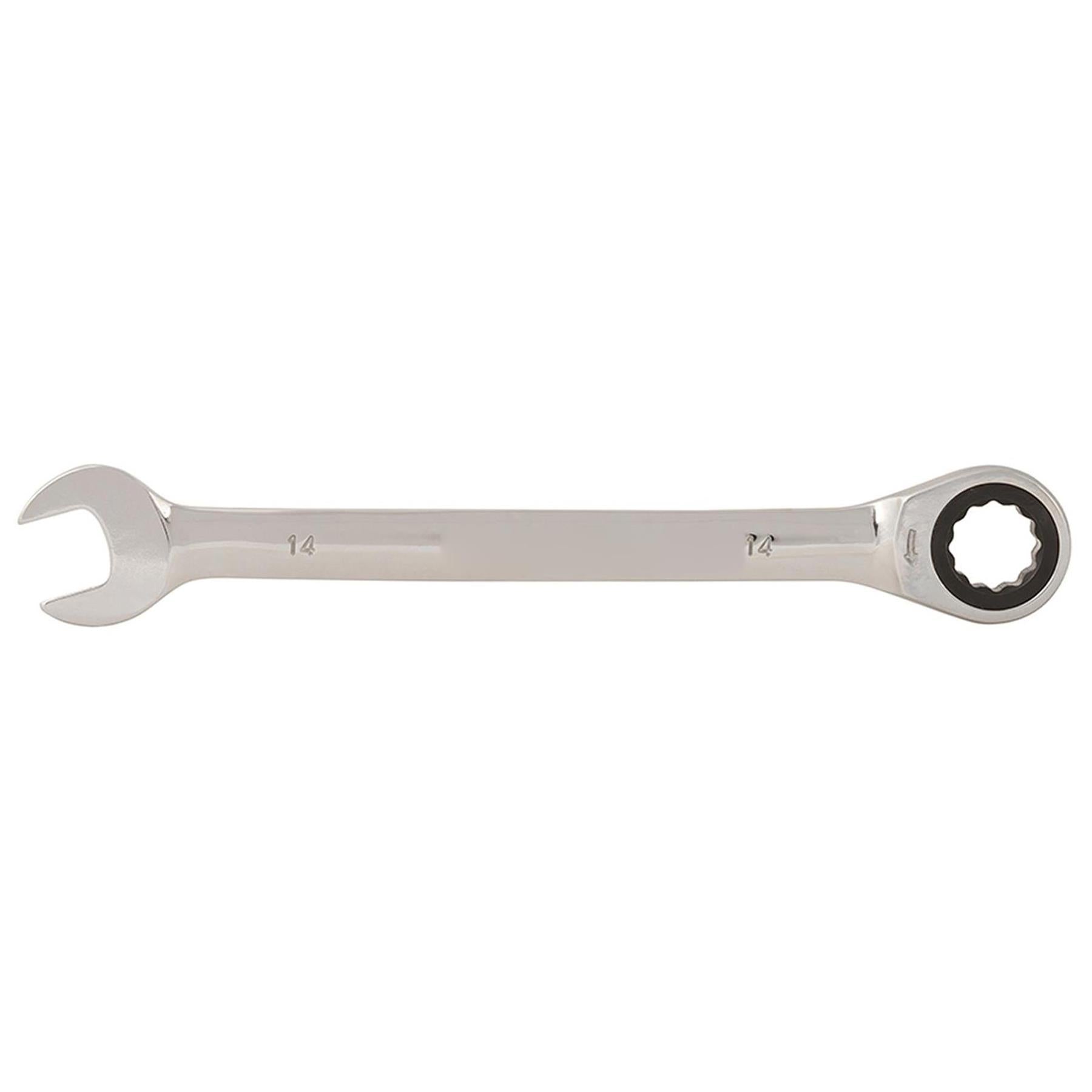 Head Ratchet Metric Spanner Open End Ring Combination 14mm By Dapetz