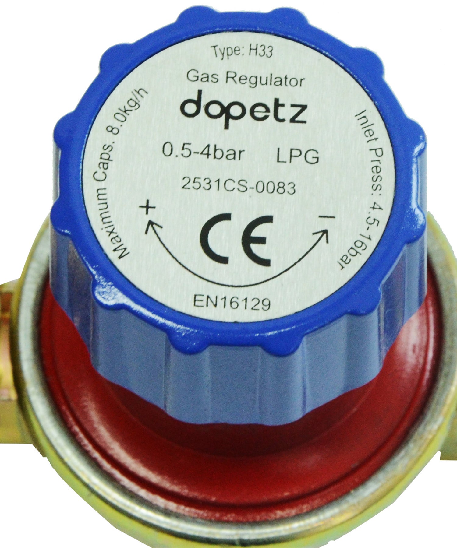 Adjustable Propane Gas Regulator 500 - 4000 mbar Variable Gas Flow BBQ Heater