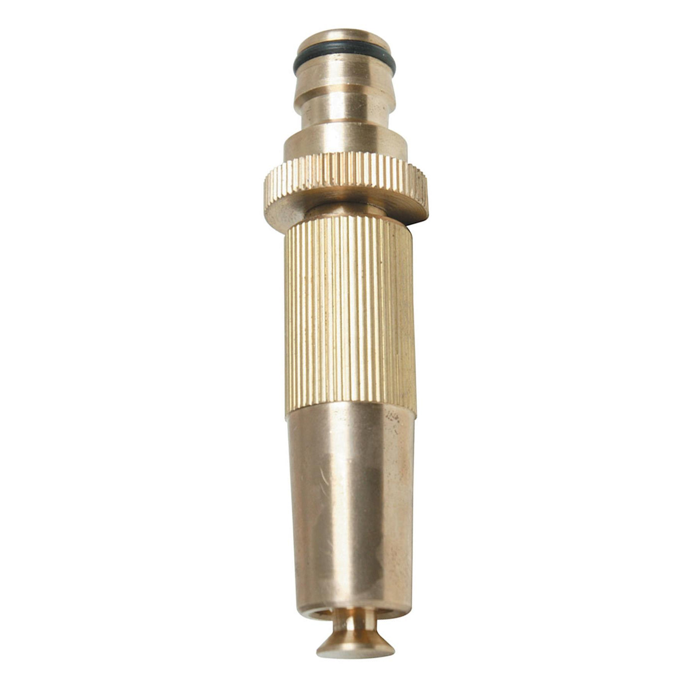 Solid Quick Connect Adjustable Brass Hose Nozzle Strong For Garden Plumbing Use By Dapetz