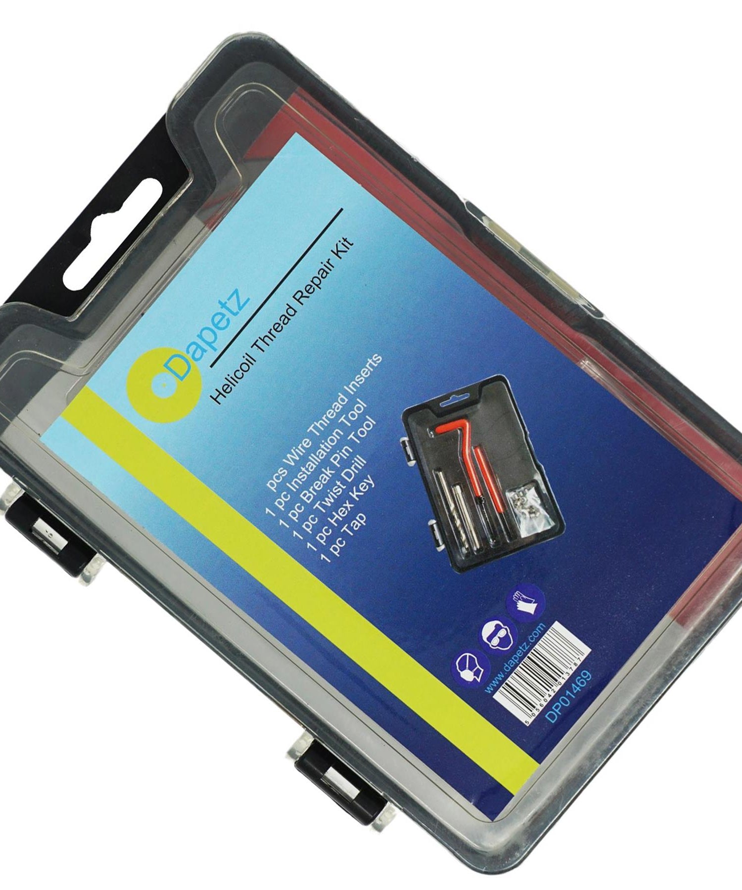 (Pack of 25) Helicoil Thread Repair Tool Kit M6 x 1.0 x 8.0mm | Garage & Automotive by Dapetz