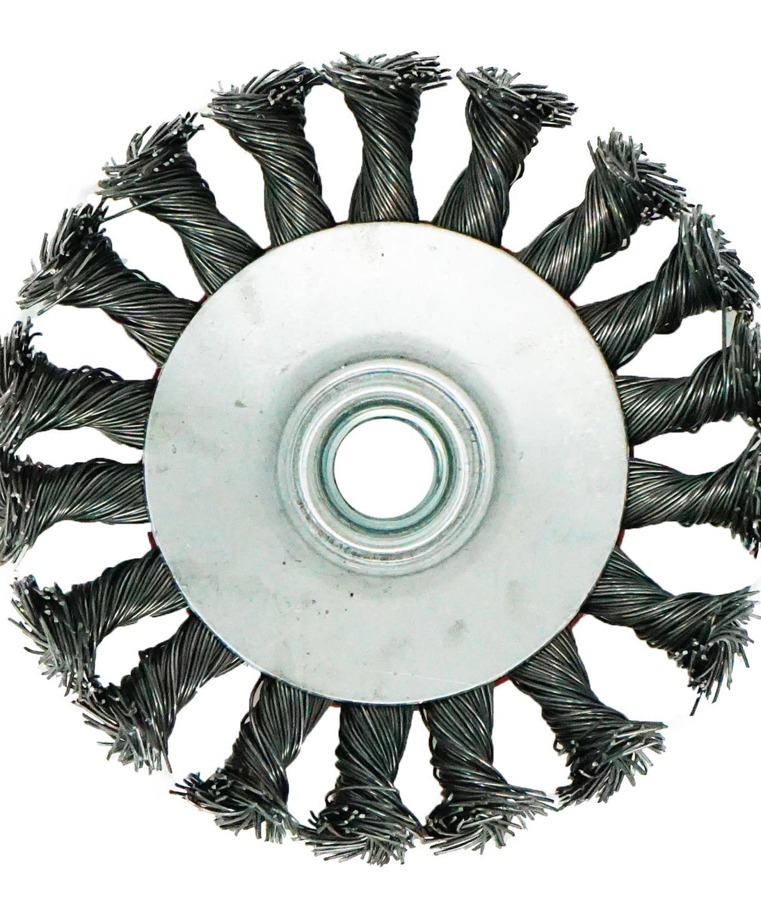 Twist Knot Wire Brush / Wheel 115mm For Angle Grinder Sanding M14 4" 100mm by Dapetz