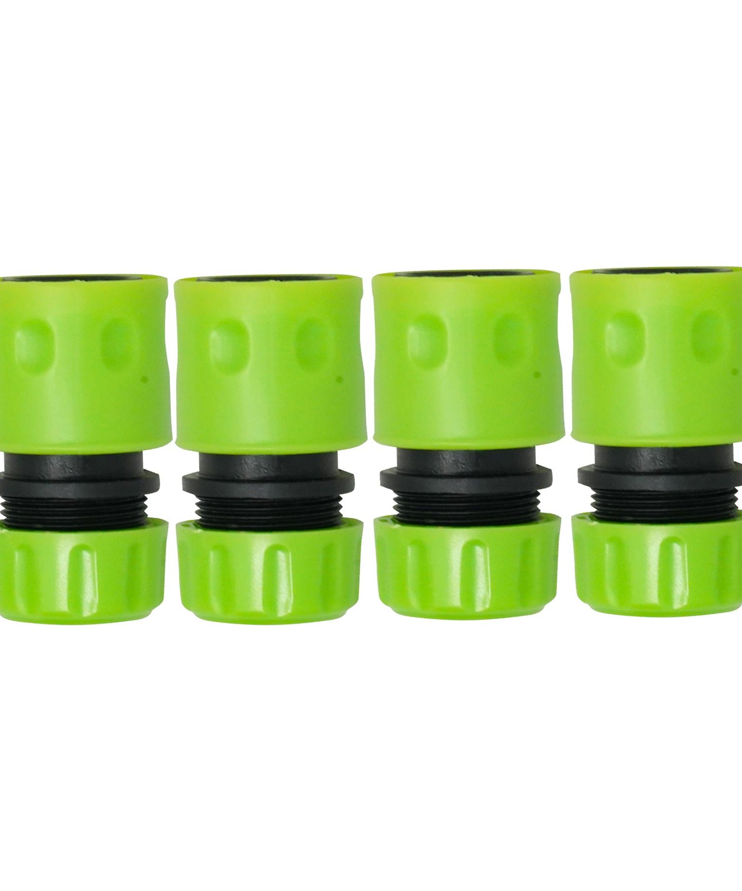 Garden Hose Fitting Set 1/2" – 2X 2-Way Male Connector + 4X Female Hose Connector By Dapetz