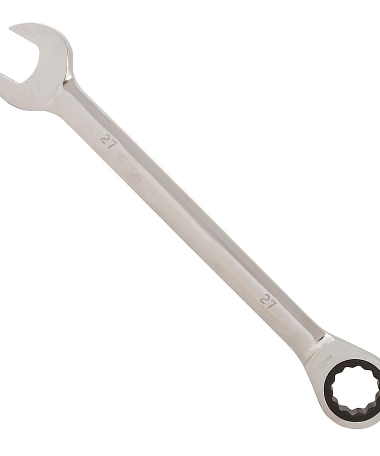 Fixed Head Ratchet Metric Spanner Open End Ring Combination 27mm