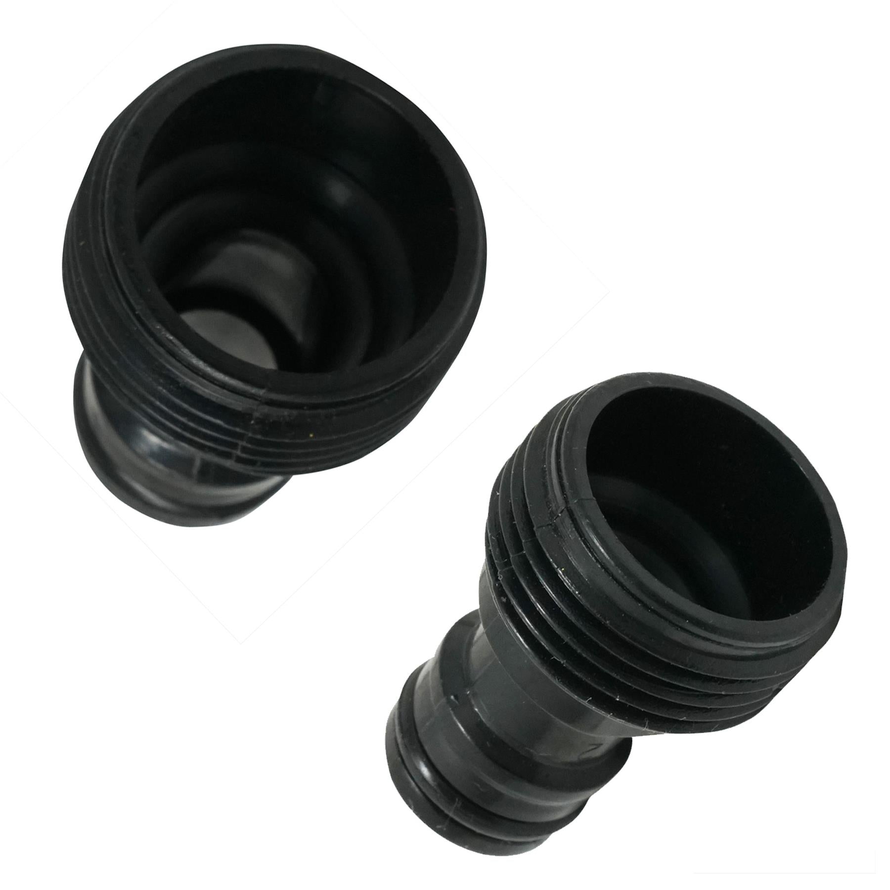 2X Plastic Tap Adaptor Garden Water Hose Pipe Connector Screw 3/4" BSP Fitting By Dapetz