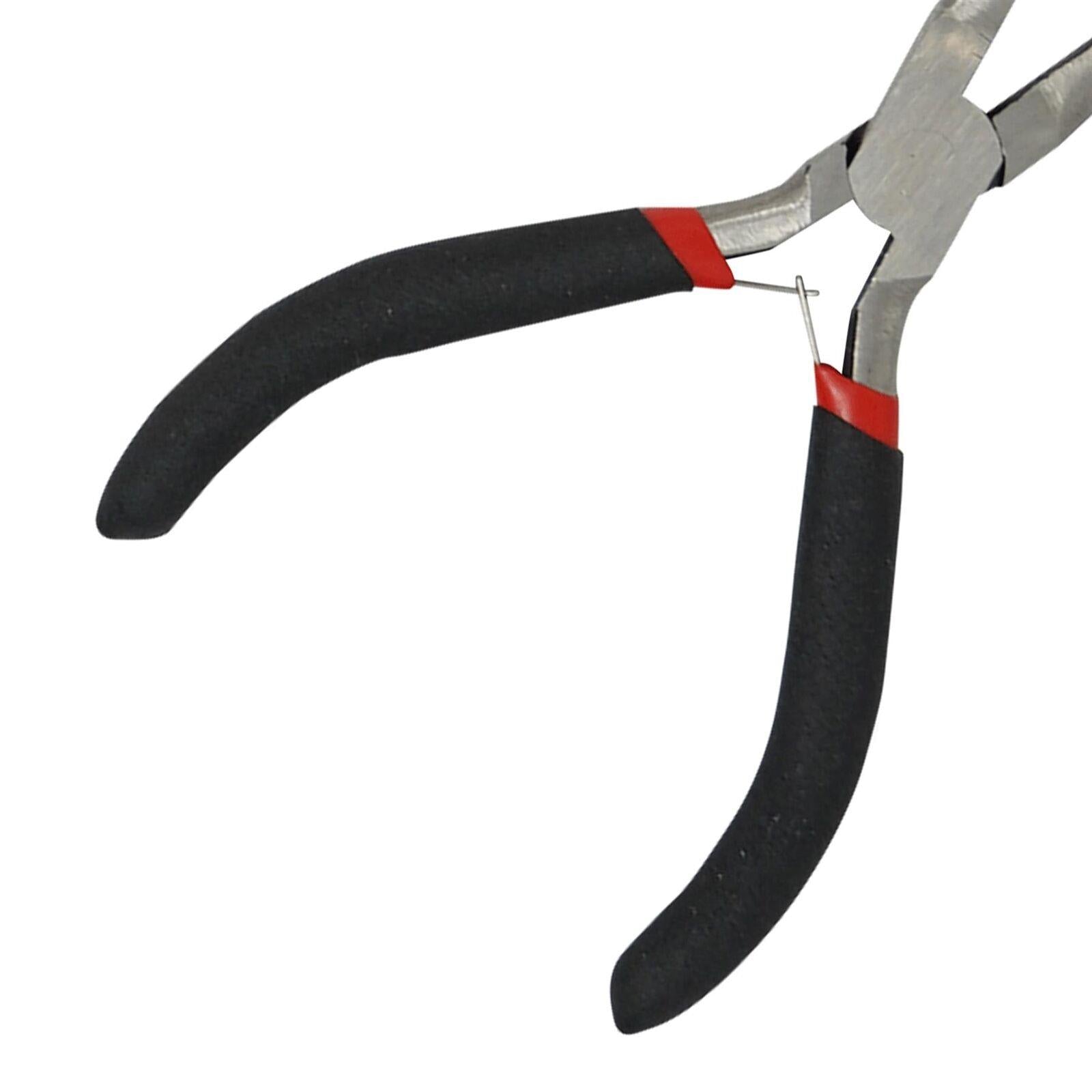 Mini Extra Long 150mm Needle Nose Pliers With Soft Grip Handle Hardened Steel By Dapetz