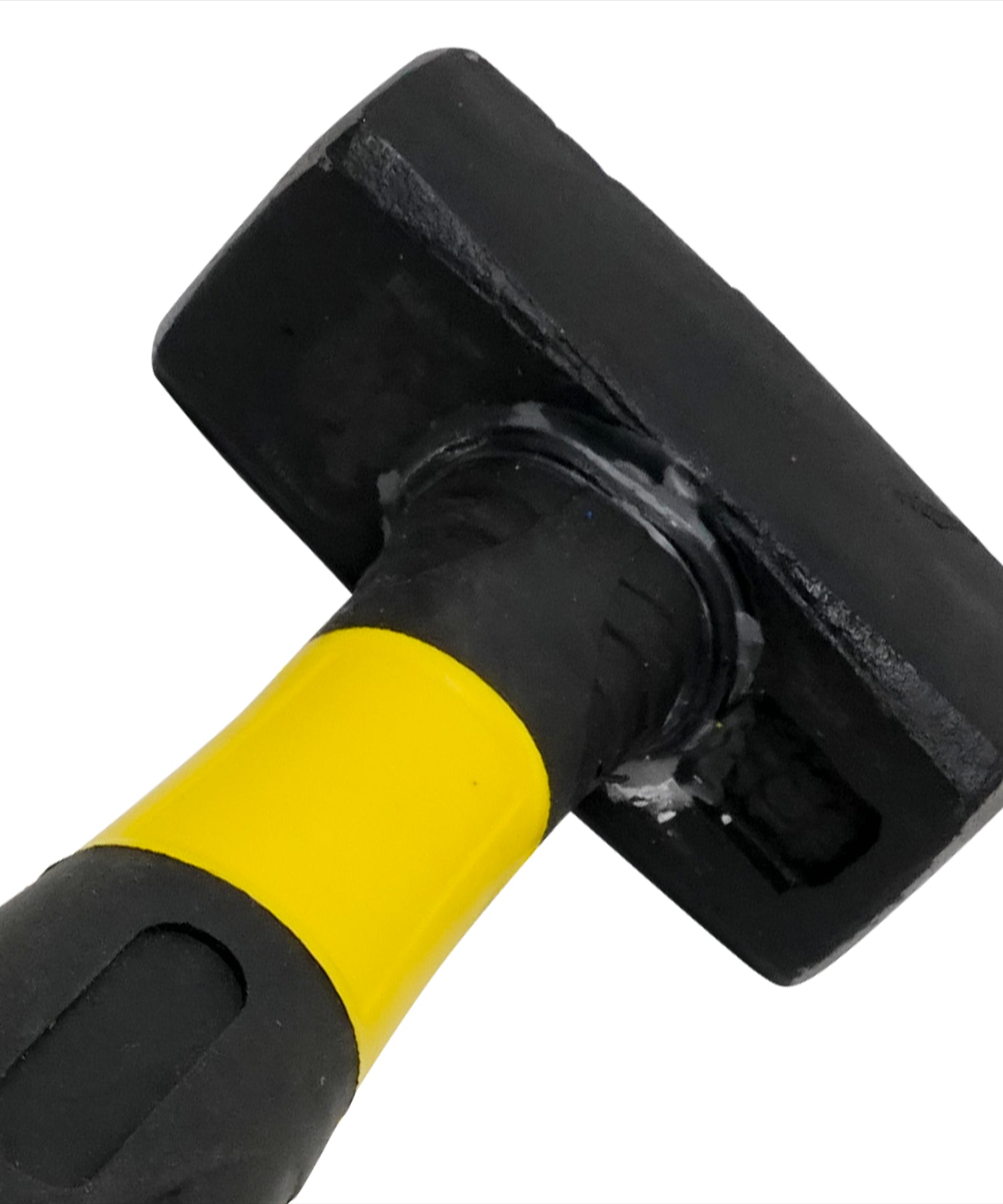 1Kg Fibreglass Club Lump Hammer Steel Head Fibre Glass Rubber Grip Handle