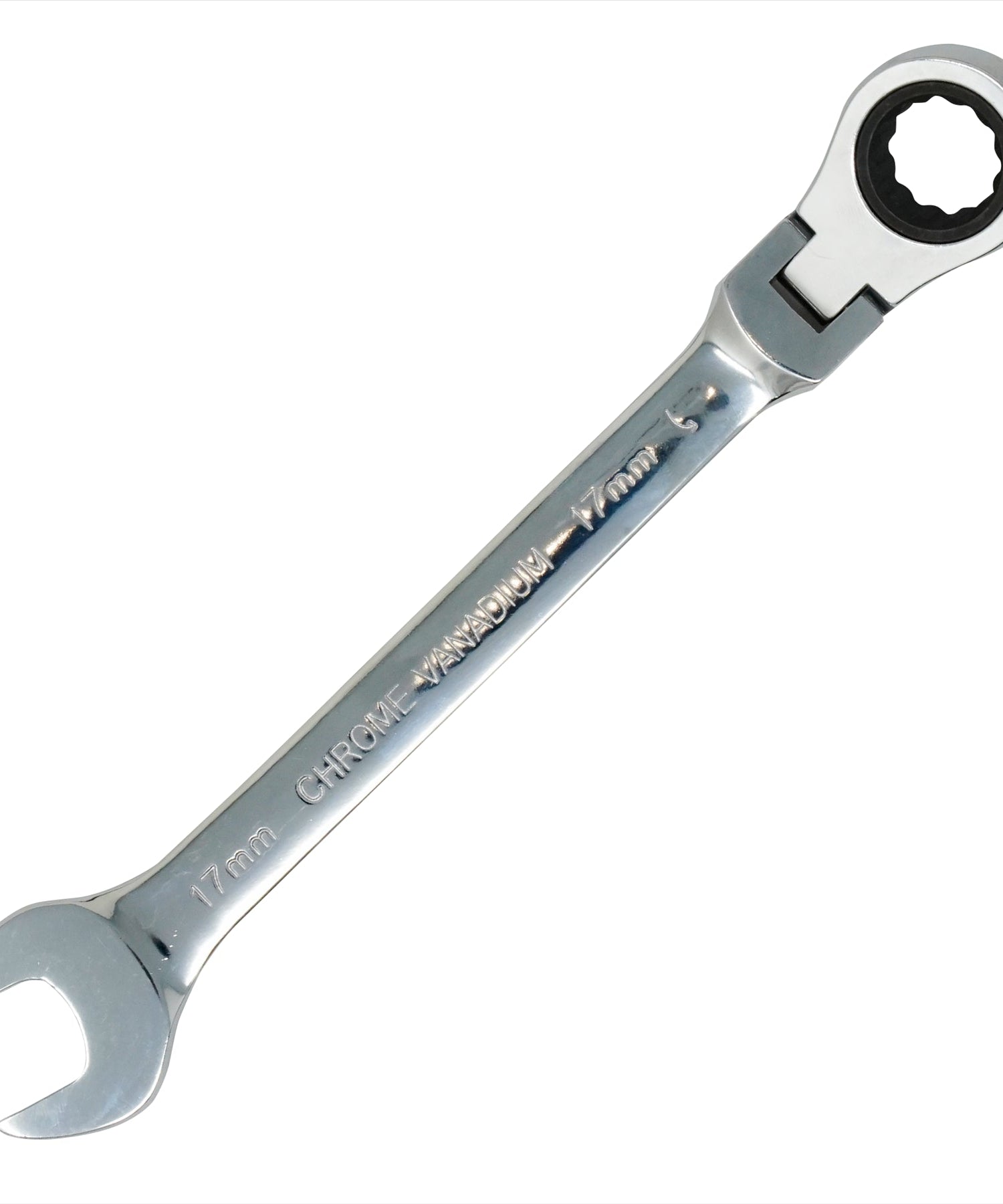 Flexible Head Ratchet Metric Spanner