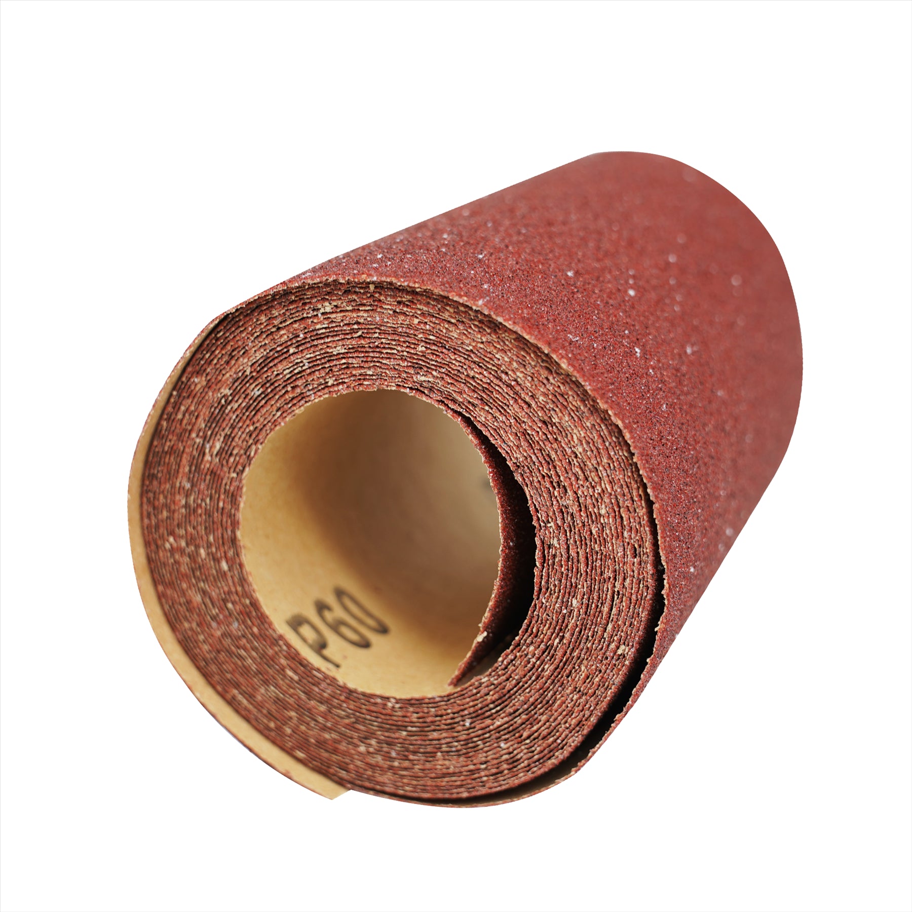 ALUMINIUM OXIDE SANDING ROLL 115mm 5m RED GRIT 60 by Daptez