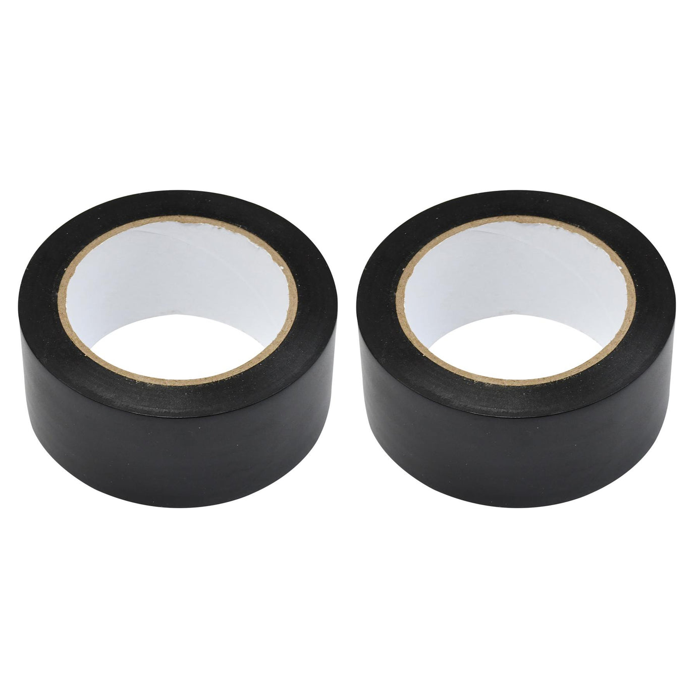 2PCS Electrical PVC Insulation Tape Flame Retardant 2" Wide 50mm X 33m Black By Dapetz