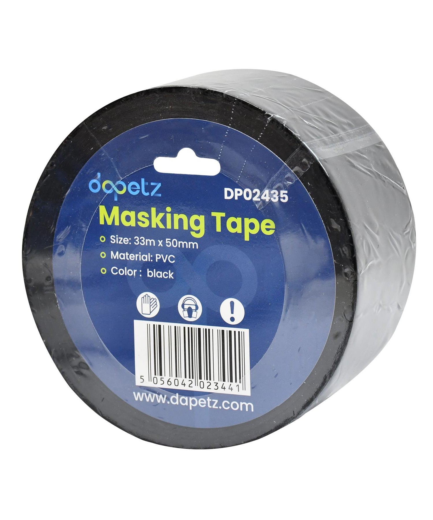Electrical Tape Insulation PVC Electricians Insulating Tape 50mm x 33m Black by Daptez