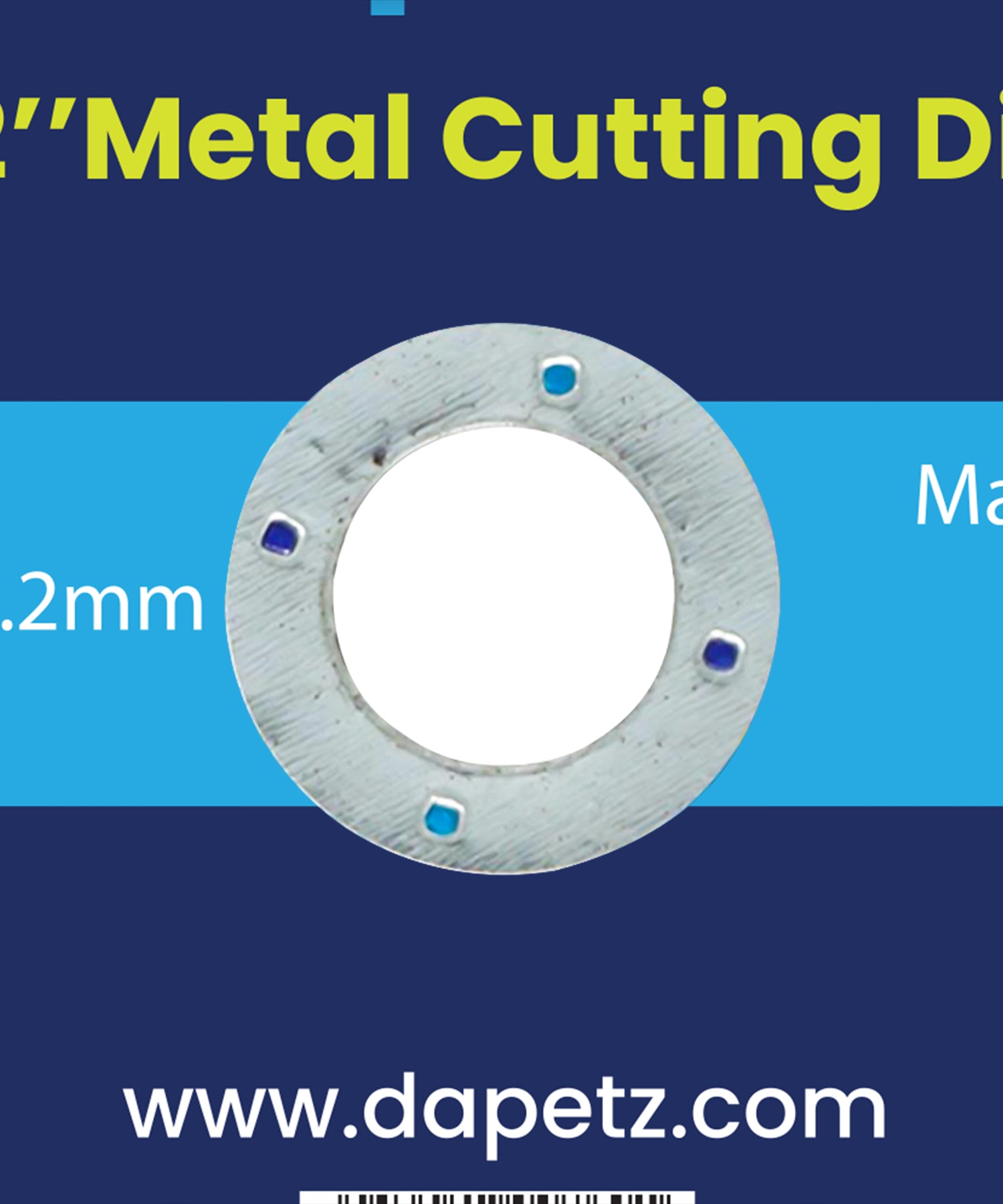 (Pack of 25) Ultra-Thin Metal Cutting Slitting Discs 115mm 4.5 Inch for Angle Grinder by Dapetz