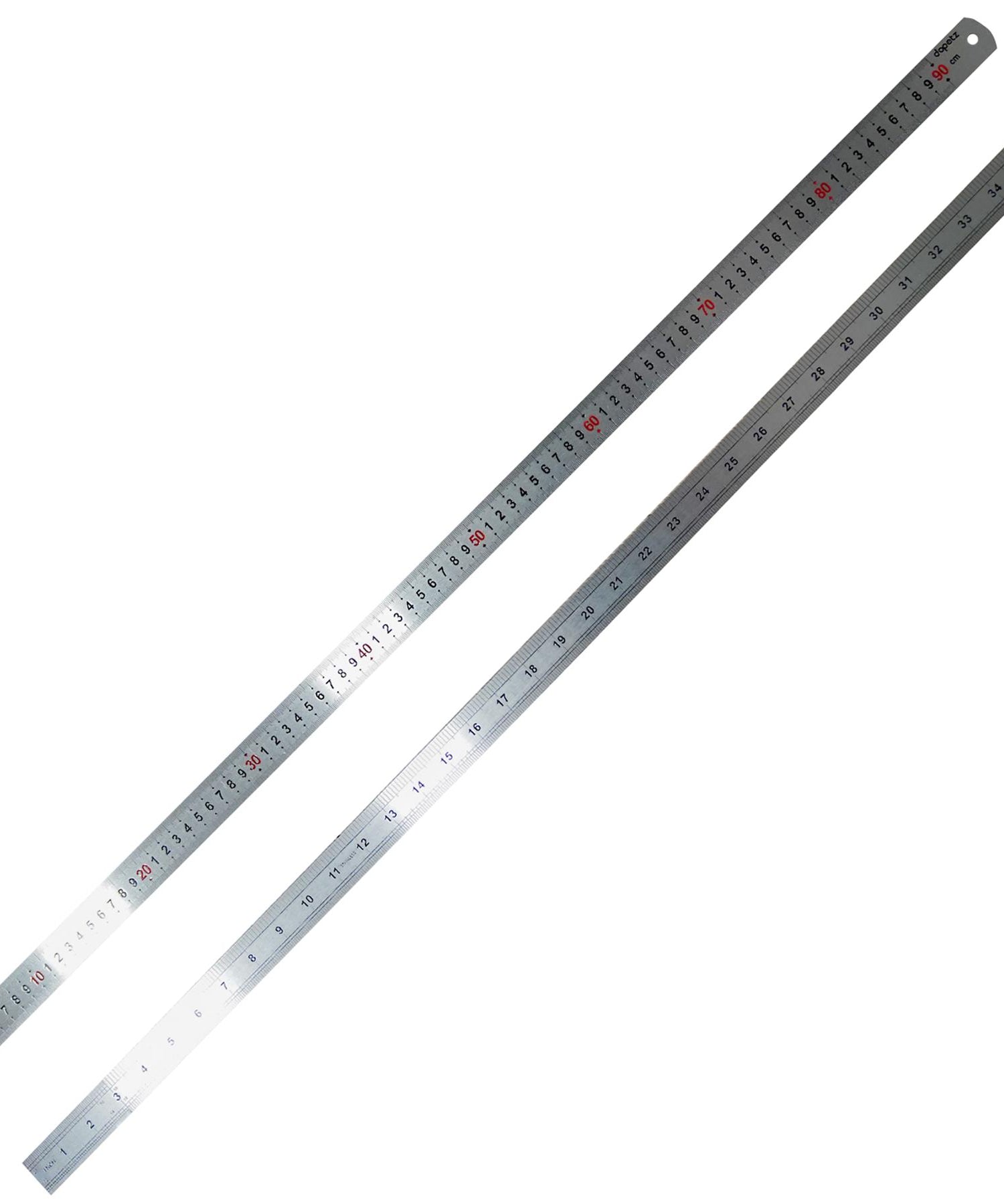 36" 90cm 900mm Stainless Steel Ruler Metal Rule Metric Imperial By Dapetz