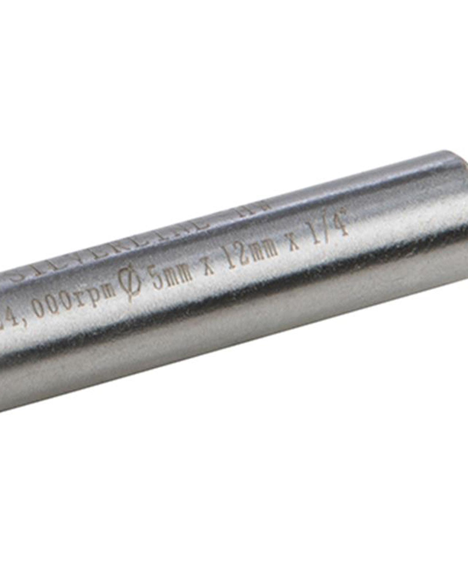 Straight 2 Flute Router Bit Cutter 1/4" Shank Carbide TCT Groove Metric 5 x 12mm